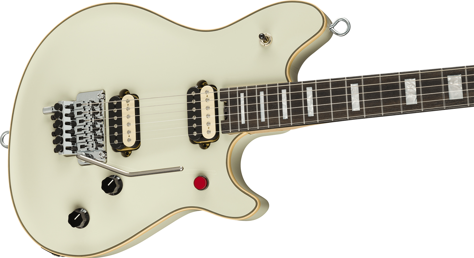 Evh Wolfgang Mij Jap 2h Fr Eb - Ivory - Guitarra eléctrica con forma de str. - Variation 2