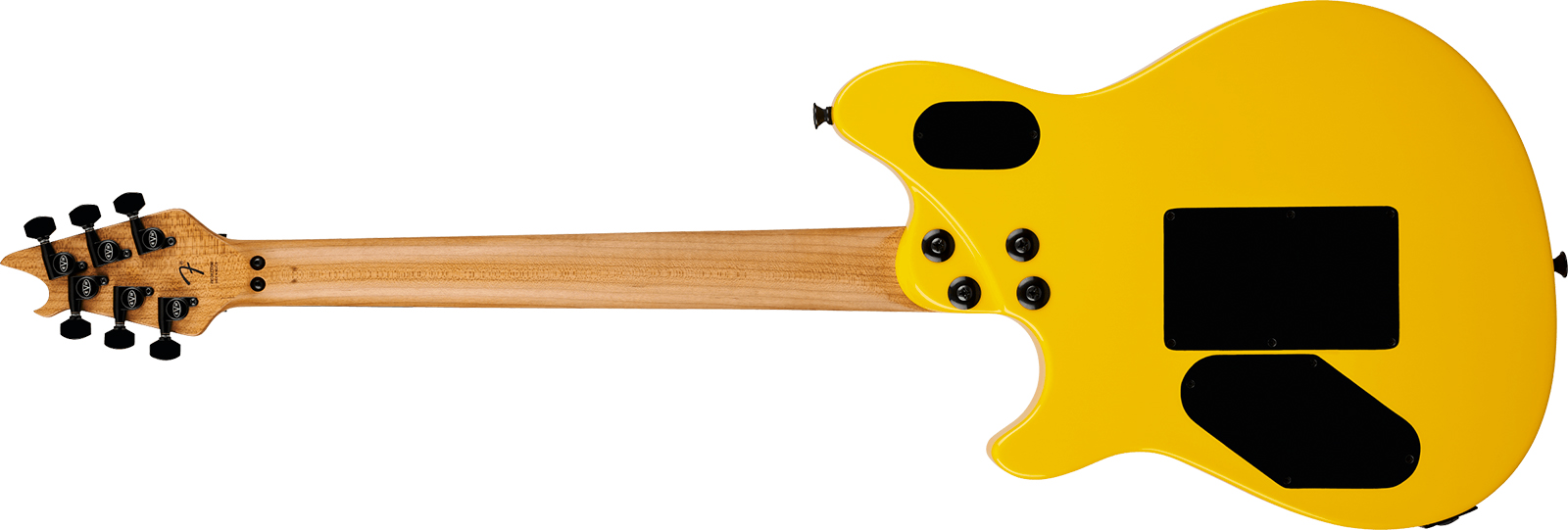 Evh Wolfgang Special Baked Maple Mex 2h Fr Eb - Caution Yellow - Guitarra electrica metalica - Variation 1