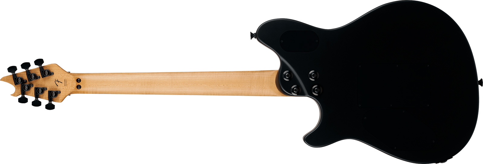 Evh Wolfgang Special Baked Maple Mex 2h Fr Eb - Stealth Black - Guitarra electrica metalica - Variation 1