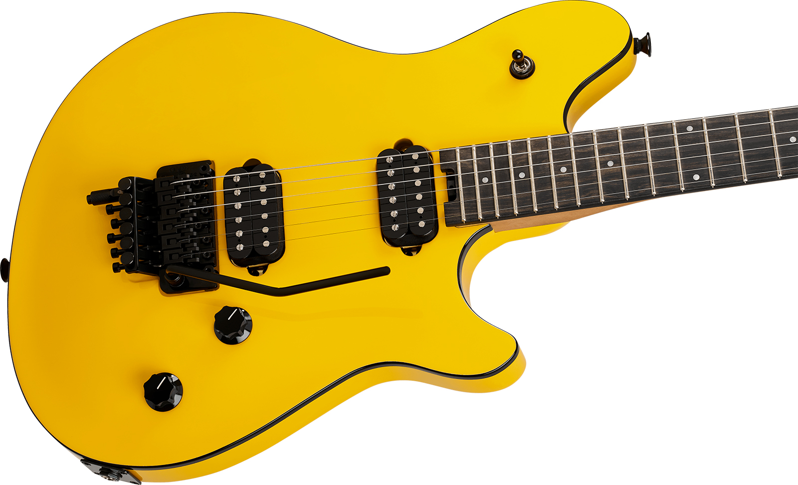 Evh Wolfgang Special Baked Maple Mex 2h Fr Eb - Caution Yellow - Guitarra electrica metalica - Variation 2