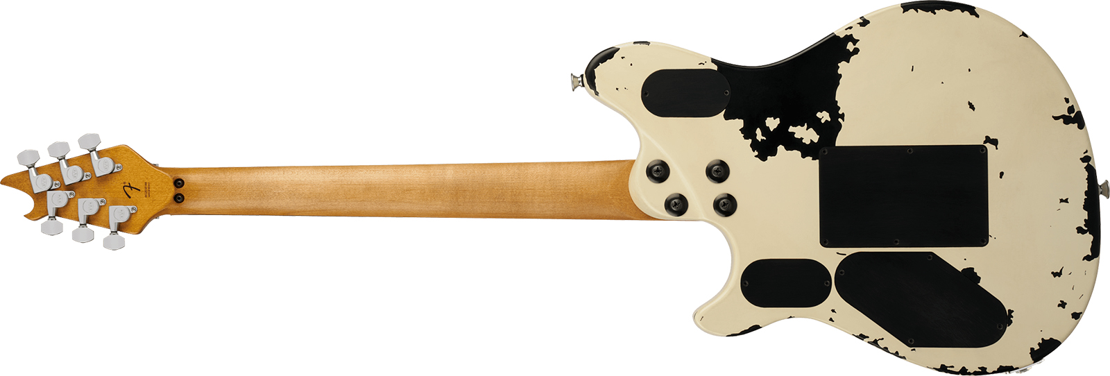 Evh Wolfgang Special Ltd Mex 2h Fr Eb - Distressed Ivory - Guitarra eléctrica de autor - Variation 1