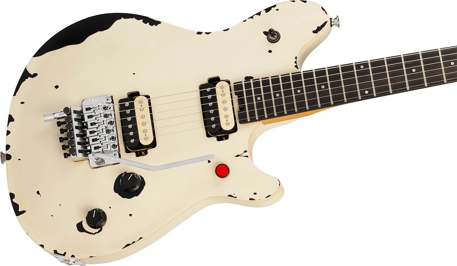 Evh Wolfgang Special Ltd Mex 2h Fr Eb - Distressed Ivory - Guitarra eléctrica de autor - Variation 2