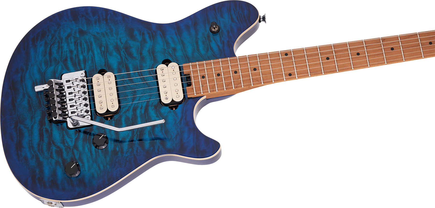 Evh Wolfgang Special Qm 2h Fr Mn - Chlorine Burst - Guitarra electrica metalica - Variation 2