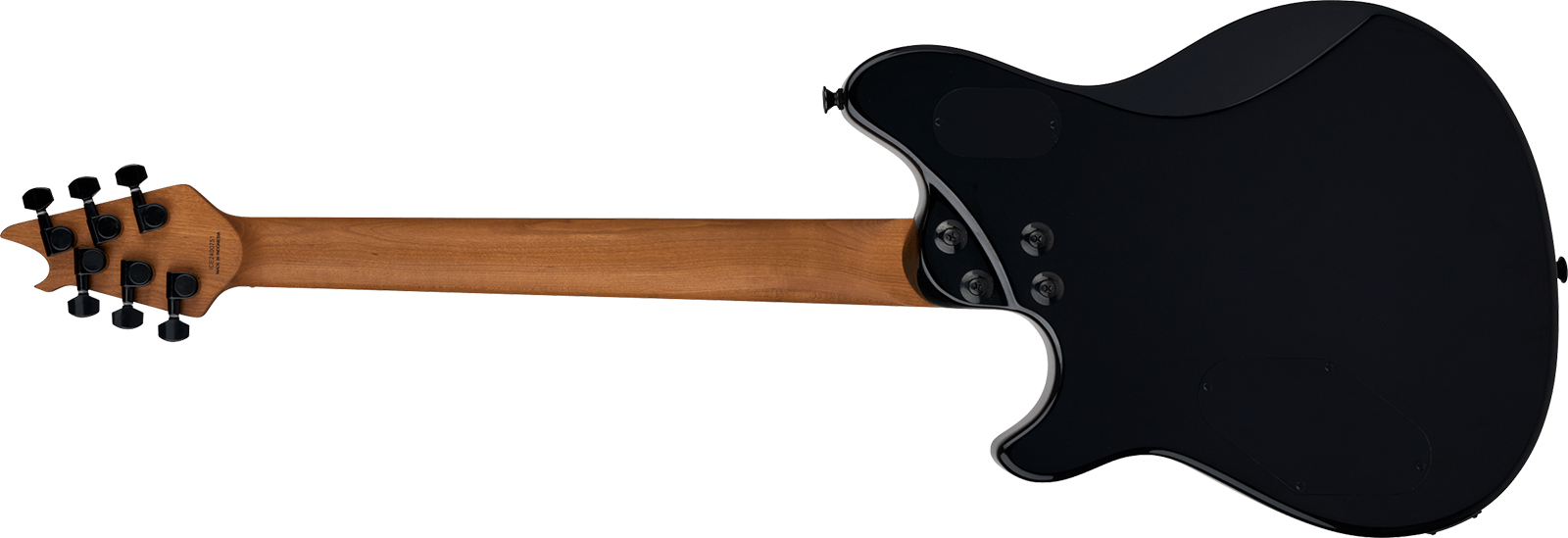 Evh Wolfgang Standard Tom Ind 2h Ht Mn - Gloss Black - Guitarra electrica metalica - Variation 1