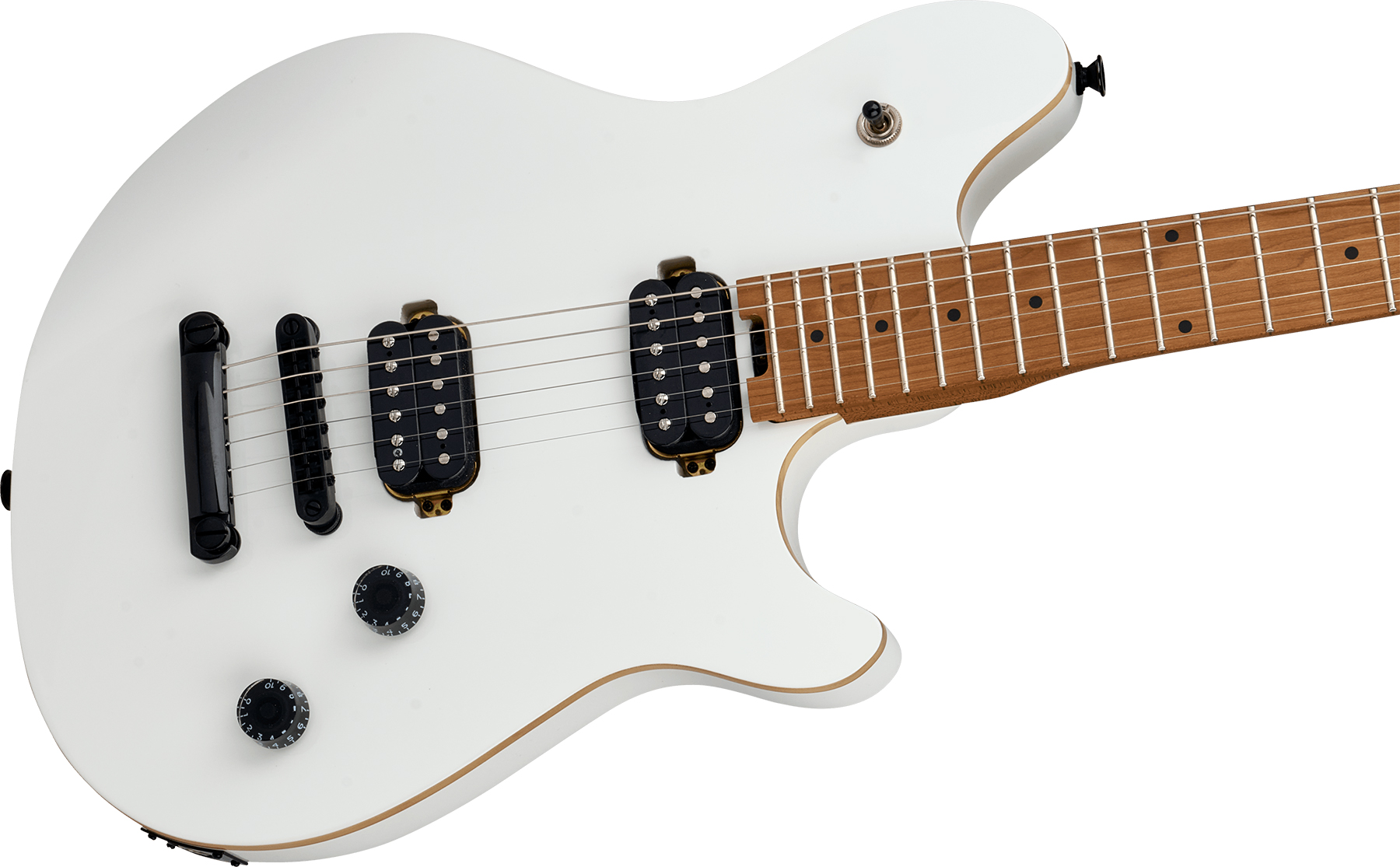 Evh Wolfgang Standard Tom Ind 2h Ht Mn - Cream White - Guitarra electrica metalica - Variation 2