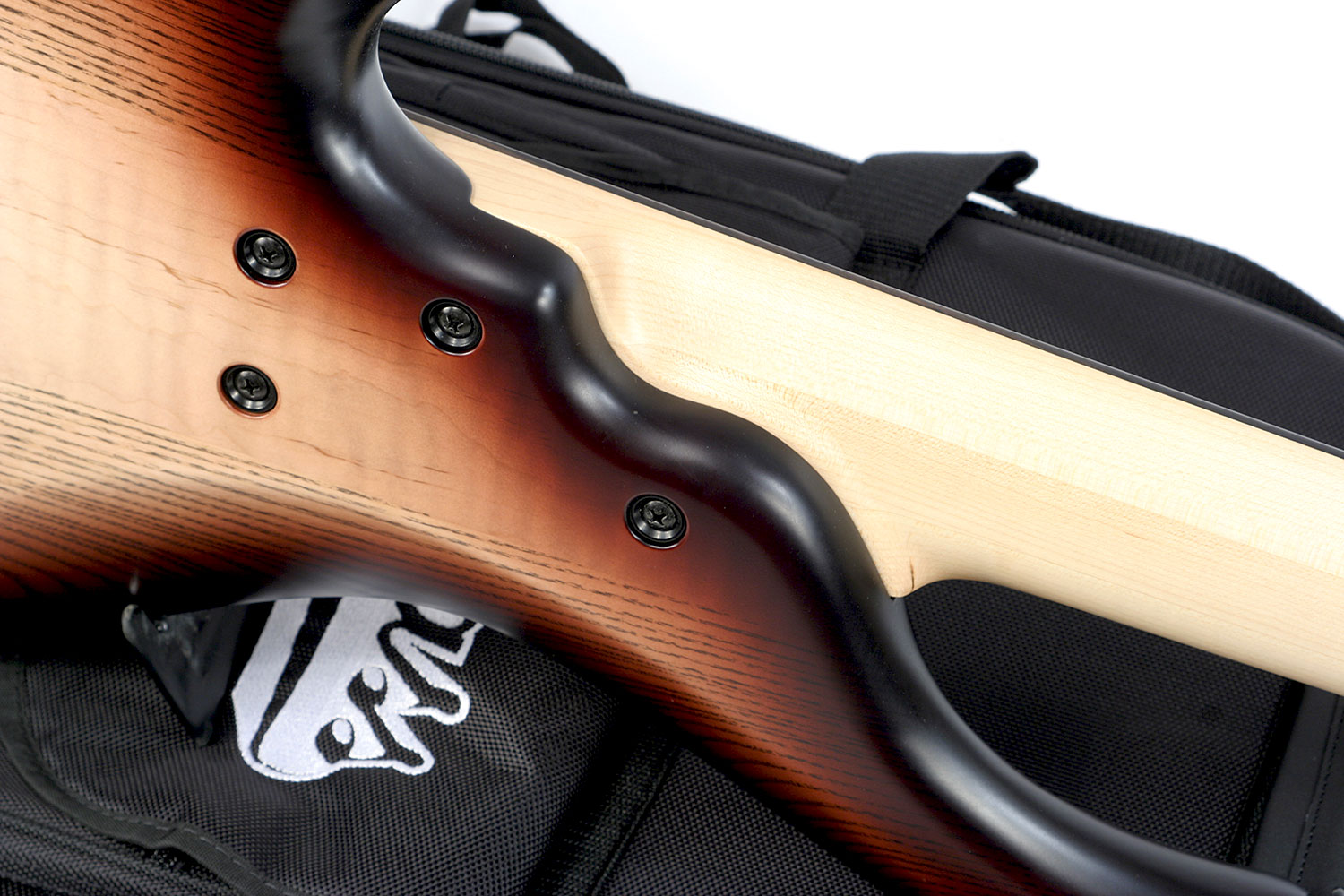 F Bass Bnf5 Fretless 5 String Ebony Fretboard - Brown Burst Satin - Bajo eléctrico de cuerpo sólido - Variation 4