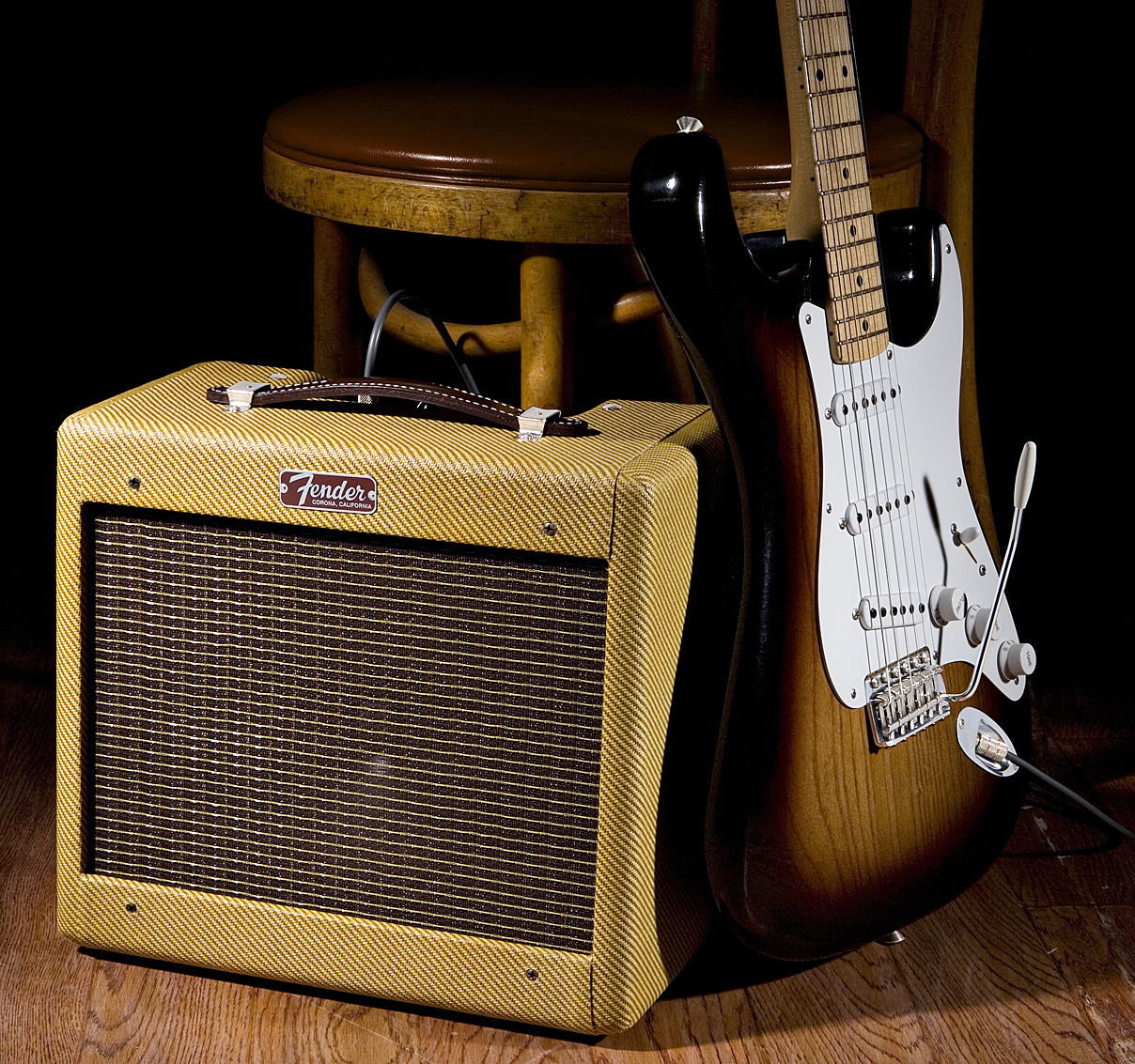 Fender 1957 Custom Champ 5w 1x8 Lacquered Tweed 2016 - Combo amplificador para guitarra eléctrica - Variation 2