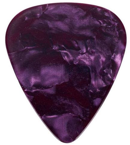 Fender 351 Shape Premium Celluloid Medium Picks Purple Moto - Púas - Variation 1
