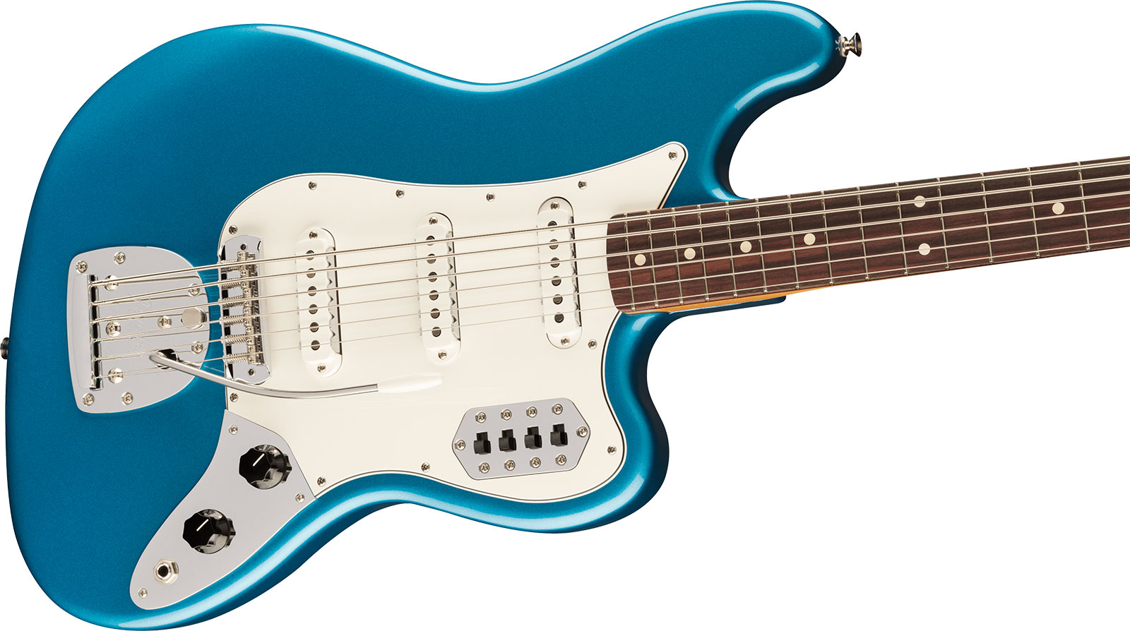 Fender 60s Bass Vi Vintera 2 3s Trem Rw - Lake Placid Blue - Guitarra eléctrica barítono - Variation 2