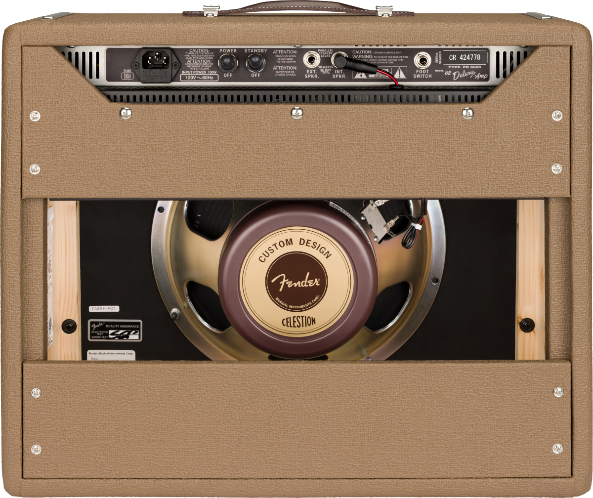 Fender 62 Deluxe Amp American Vintage Combo 20w 6v6 1x12 Brown - Combo amplificador para guitarra eléctrica - Variation 1