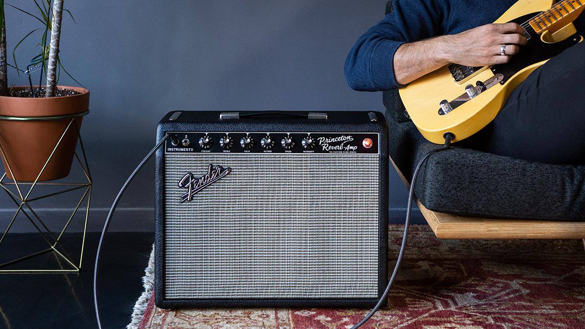 Fender '64 Custom Princeton Reverb Vintage Pro Tube 12w 1x10 - Combo amplificador para guitarra eléctrica - Variation 5