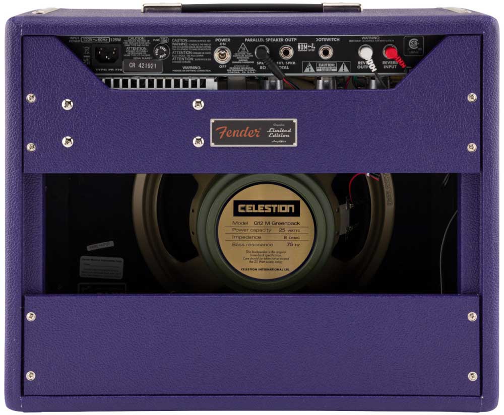 Fender 65 Princeton Reverb Ltd 15w 1x12 Celestion Greenback Plum - Combo amplificador para guitarra eléctrica - Variation 1