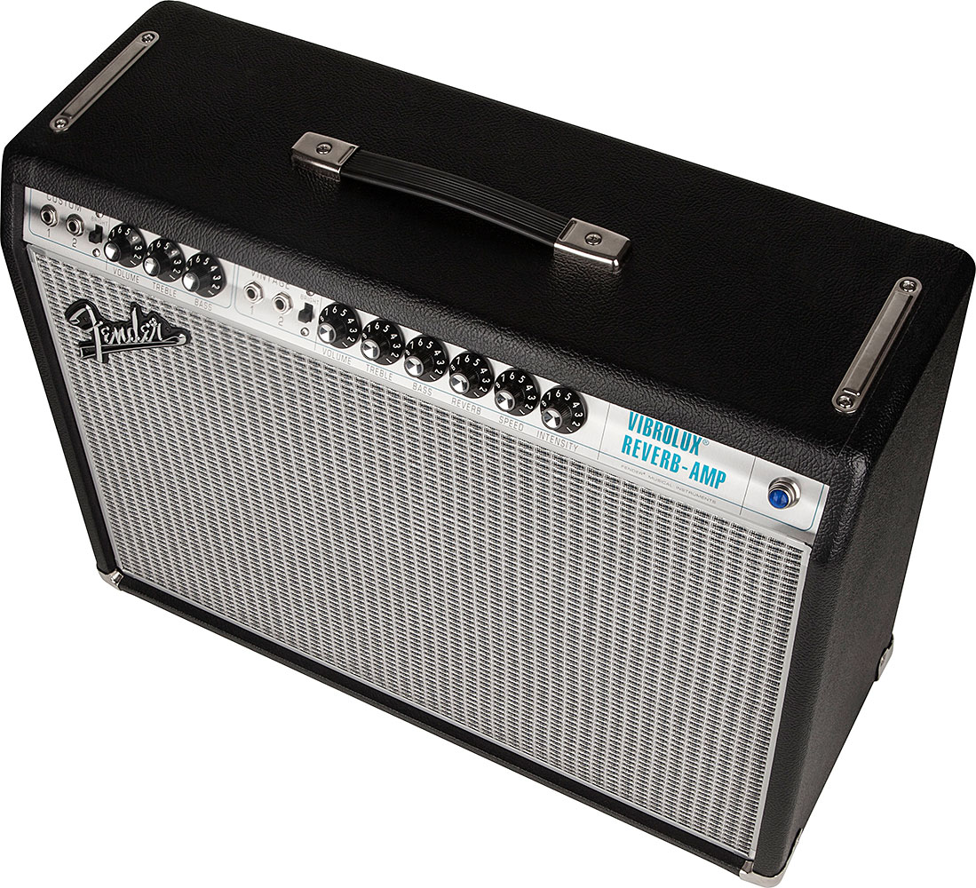 Fender 68 Custom Vibrolux Reverb 35w 2x10 Black - Combo amplificador para guitarra eléctrica - Variation 1