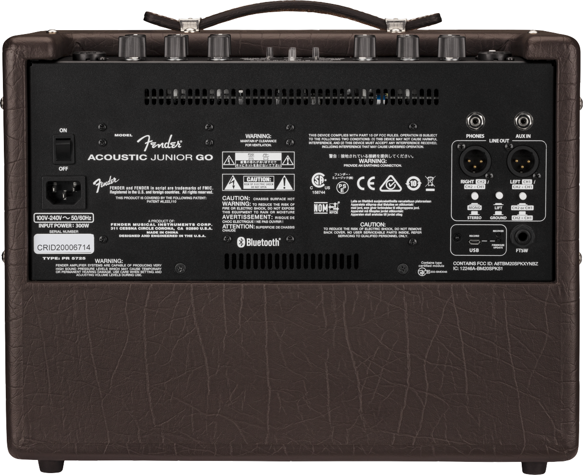 Fender Acoustic Junior Go Batterie 100w 1x8 - Combo amplificador acústico - Variation 1