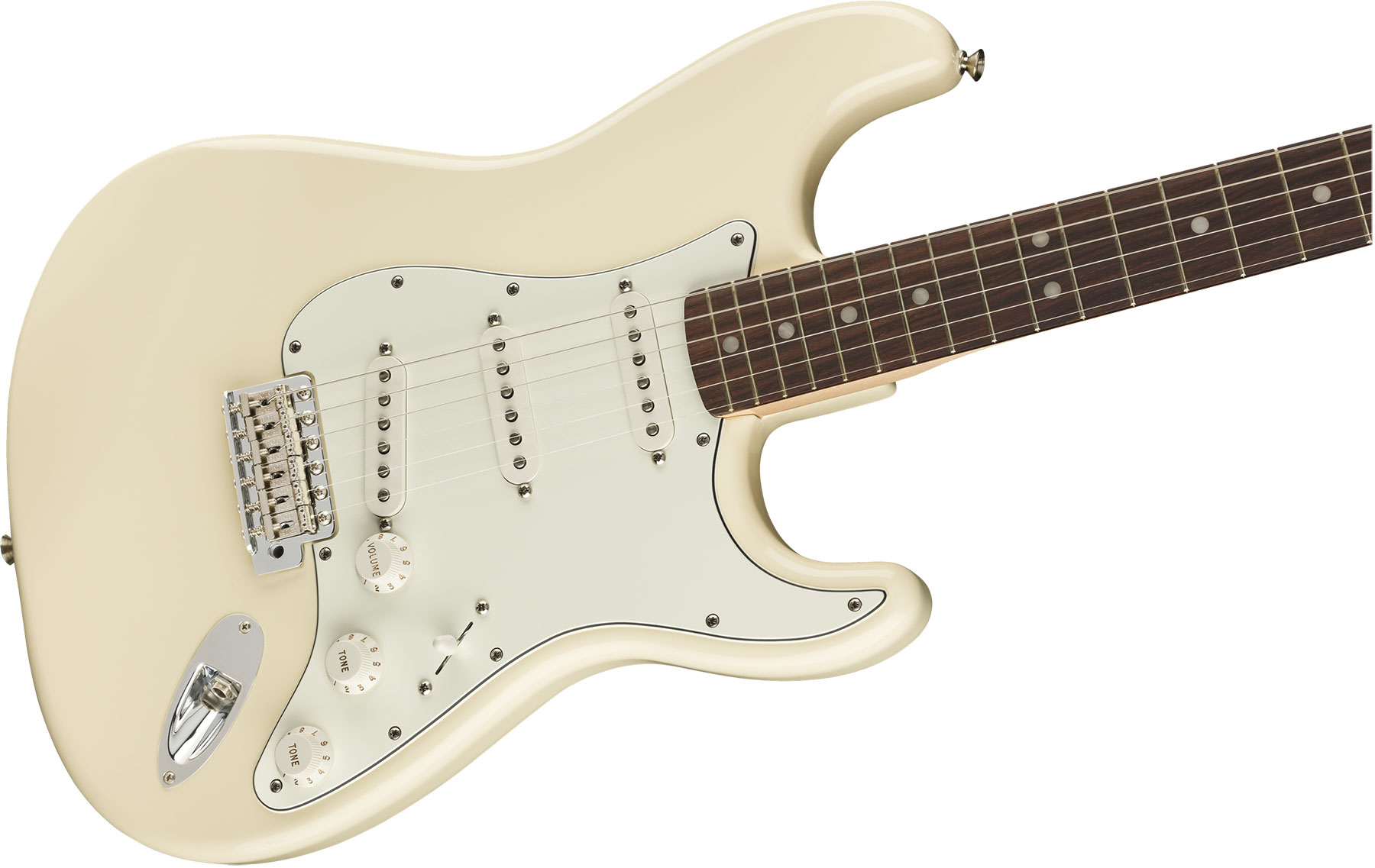 Fender Albert Hammond Strat Mex Signature 3s Trem Rw - Olympic White - Guitarra eléctrica con forma de str. - Variation 2