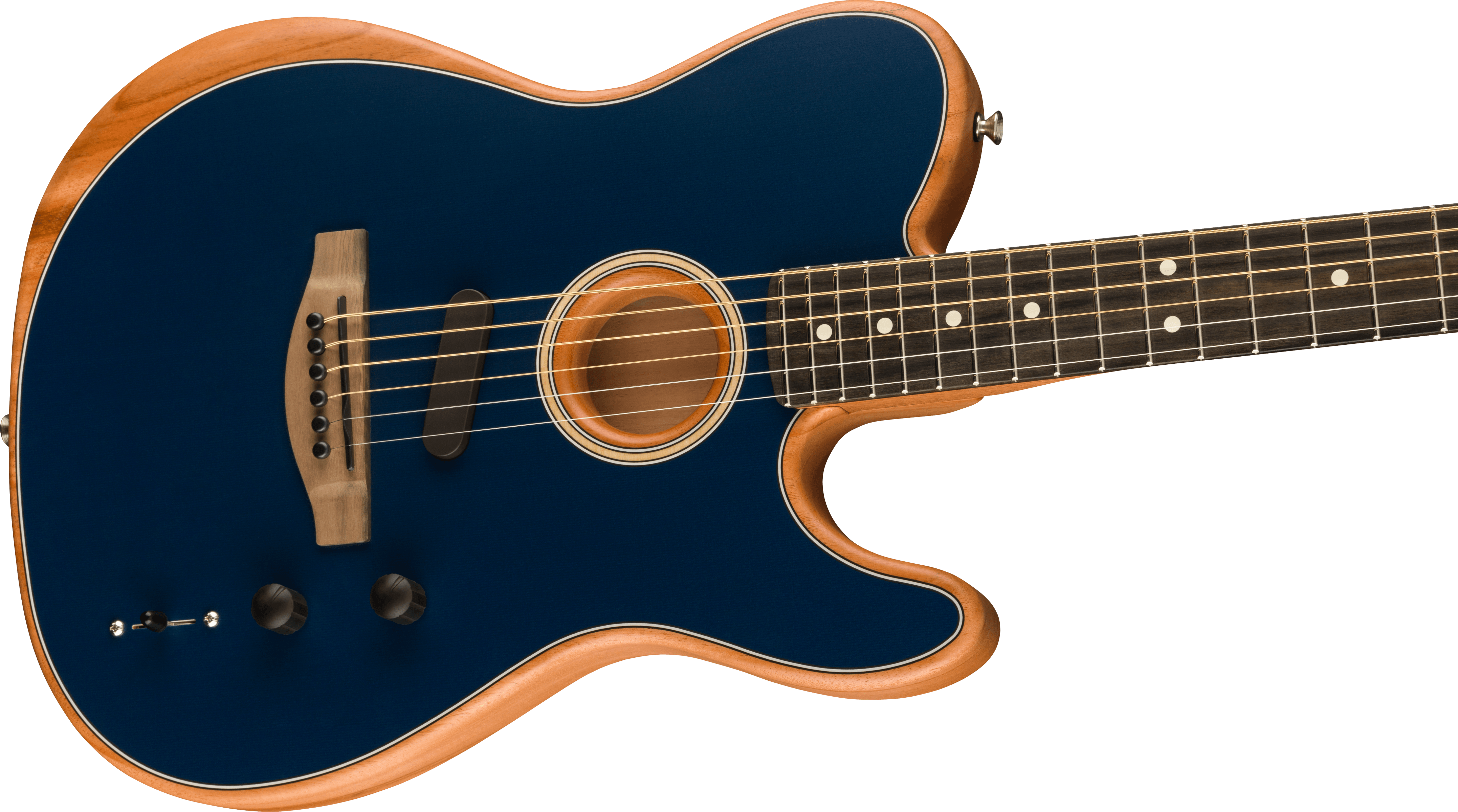 Fender American Acoustasonic Tele Usa Eb - Steel Blue - Guitarra electro acustica - Variation 2