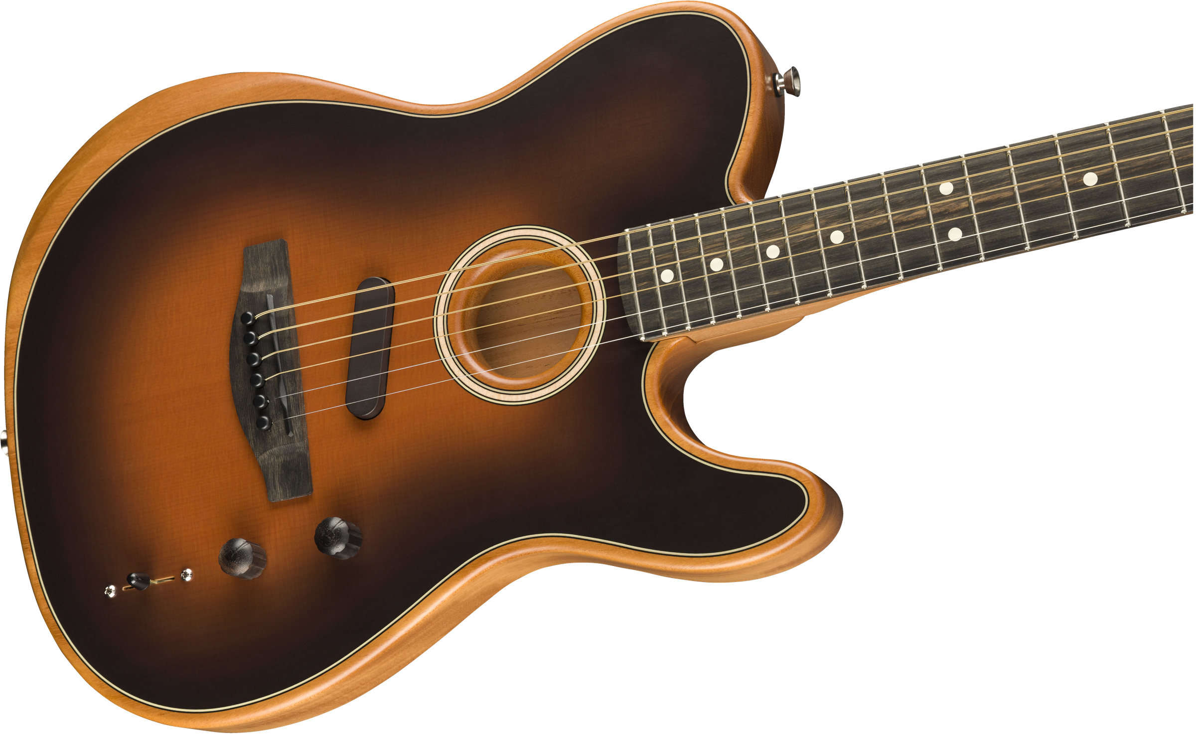 Fender Tele American Acoustasonic Usa Eb - Sunburst - Guitarra acústica & electro - Variation 4
