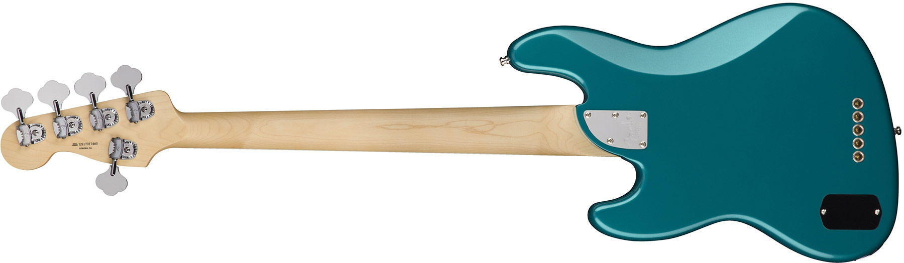 Fender American Elite Jazz Bass V Usa Eb - Ocean Turquoise - Bajo eléctrico de cuerpo sólido - Variation 1