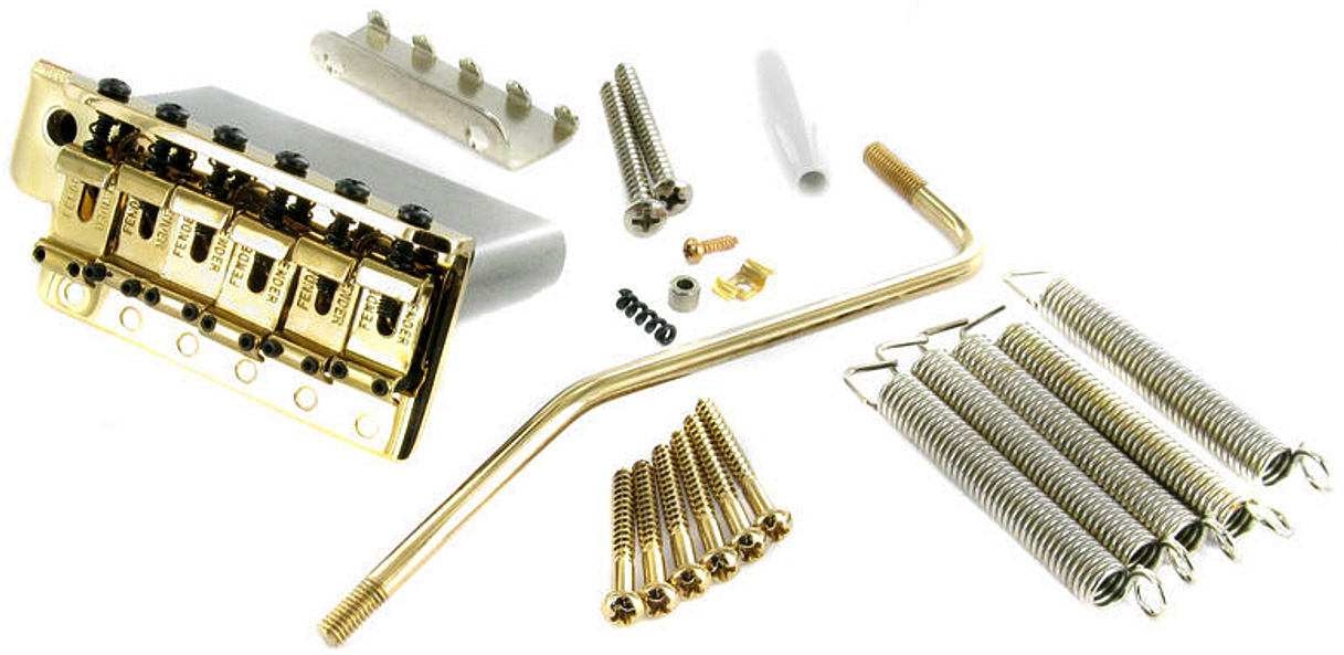 Fender American Vintage Series Strat Tremolo Assembly Gold - Vibrato completo - Variation 1