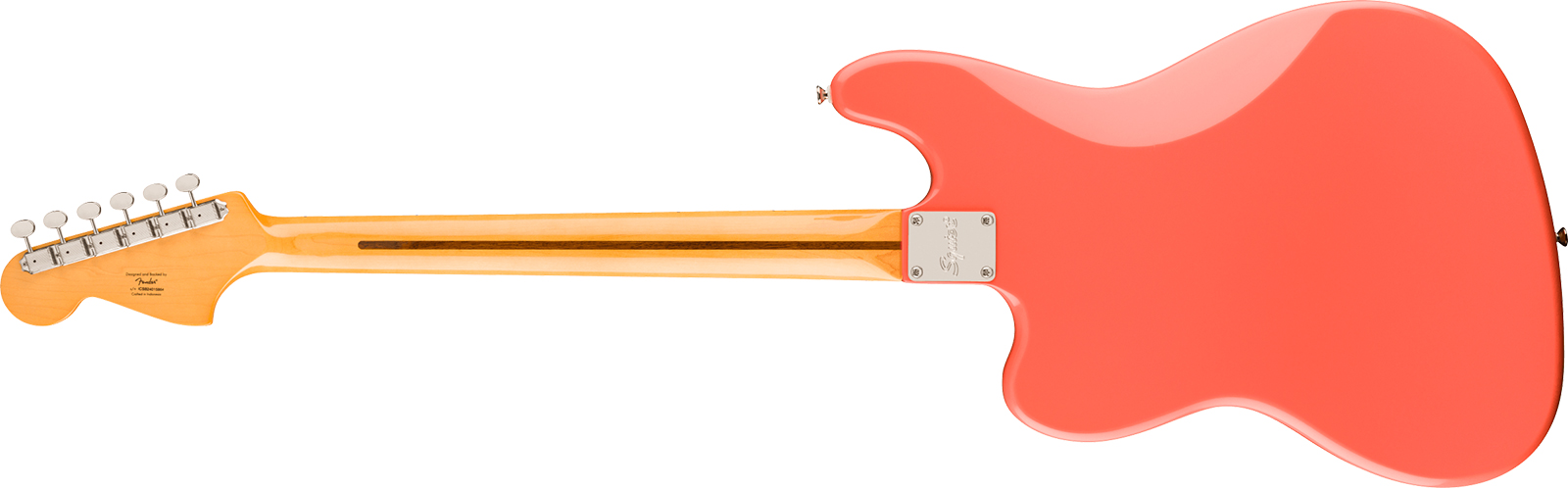 Fender Bass Vi Classic Vibe Fsr Ltd 3s Trem Lau - Tahitian Coral - Bajo eléctrico de cuerpo sólido - Variation 1