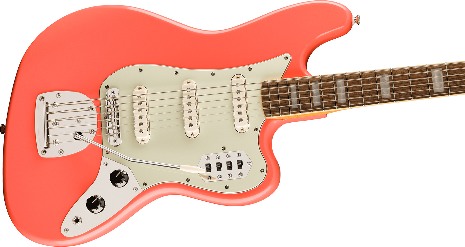 Fender Bass Vi Classic Vibe Fsr Ltd 3s Trem Lau - Tahitian Coral - Bajo eléctrico de cuerpo sólido - Variation 2
