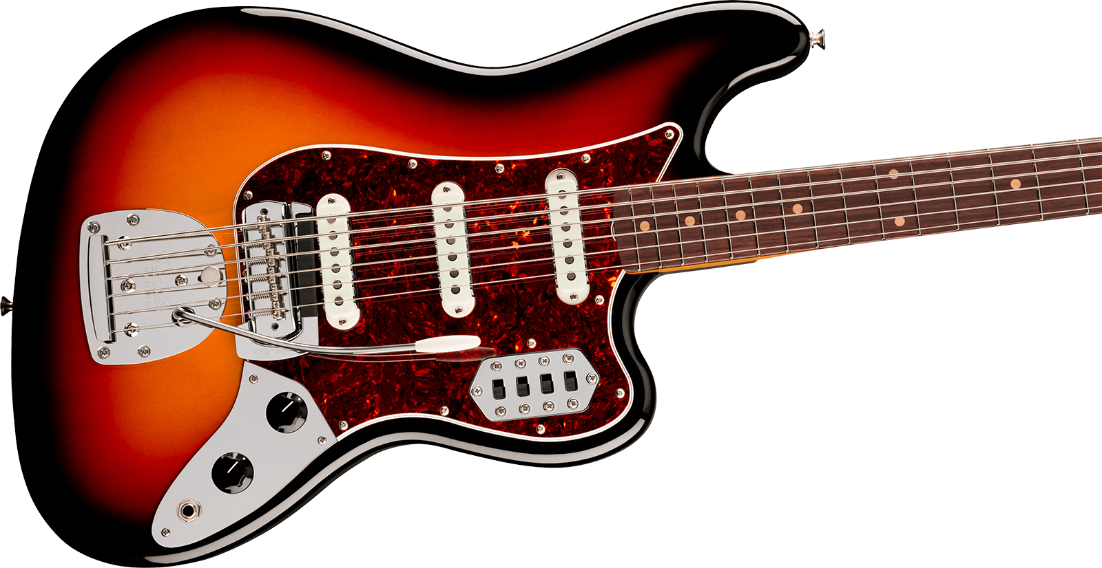 Fender Bass Vi Early 60s Vintera 3 Mex Rw - 3-color Sunburst - Bajo eléctrico de cuerpo sólido - Variation 2