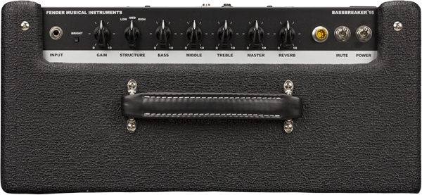 Fender Bassbreaker 15 Combo 15w 1x12 Celestion Greenback Midnight Oil - Combo amplificador para guitarra eléctrica - Variation 2