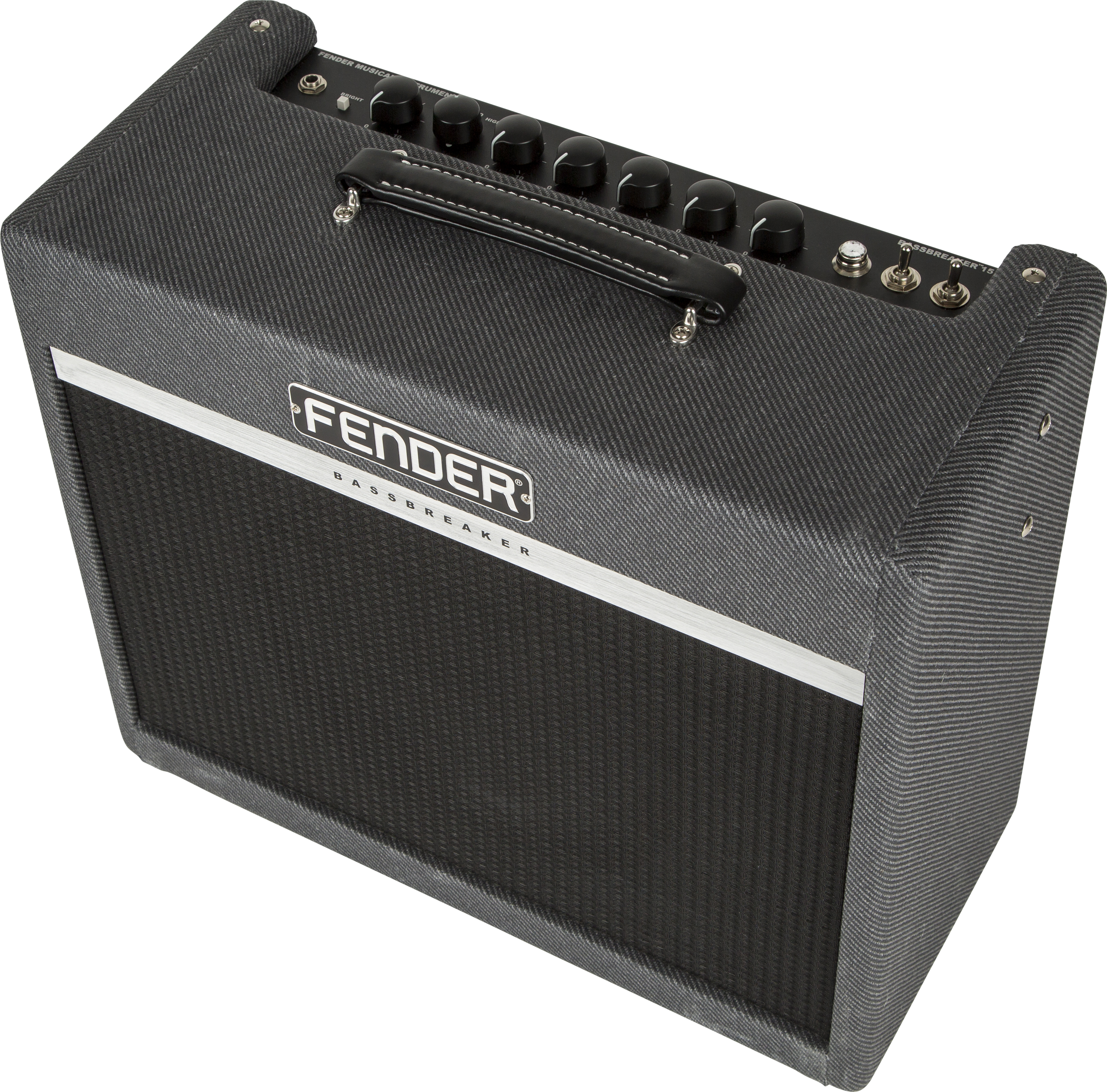 Fender Bassbreaker 15 Combo 15w 1x12 Gray Tweed - Combo amplificador para guitarra eléctrica - Variation 1