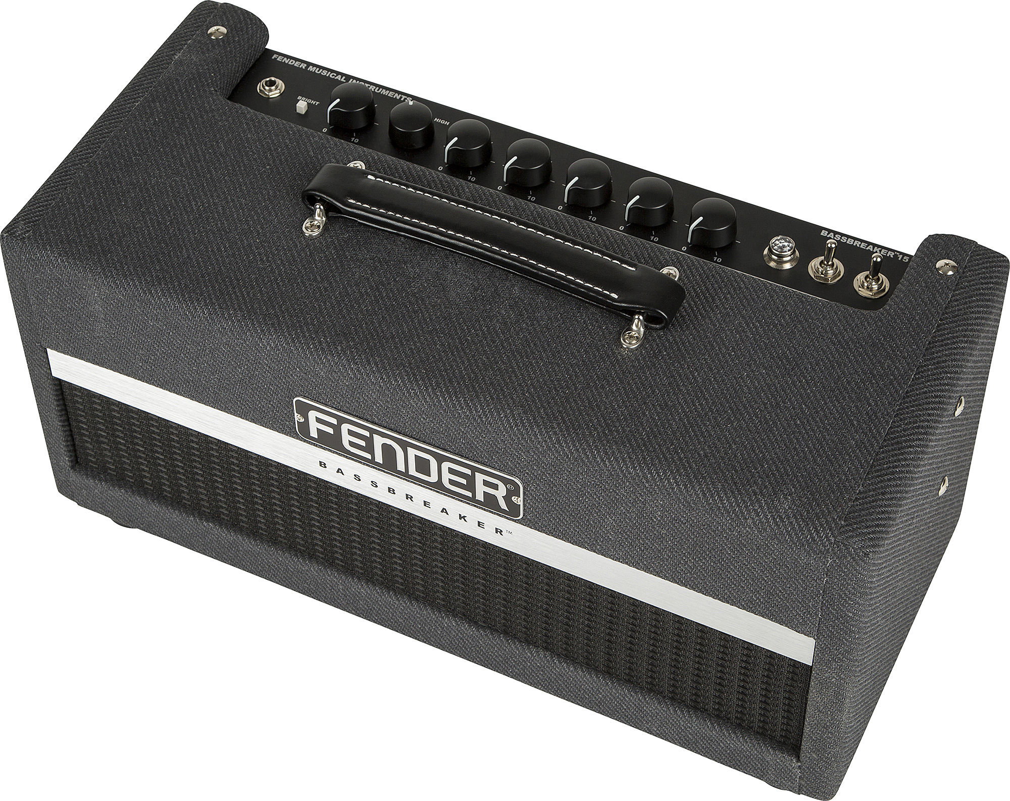 Fender Bassbreaker 15 Head 15w Gray Tweed - Cabezal para guitarra eléctrica - Variation 1