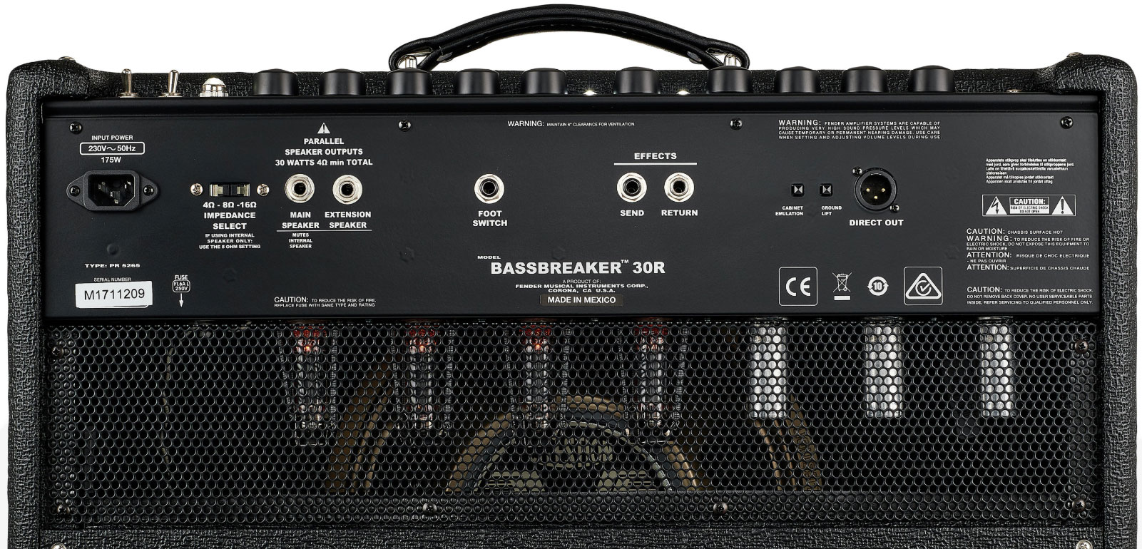Fender Bassbreaker 30r 30w 1x12 - Combo amplificador para guitarra eléctrica - Variation 4
