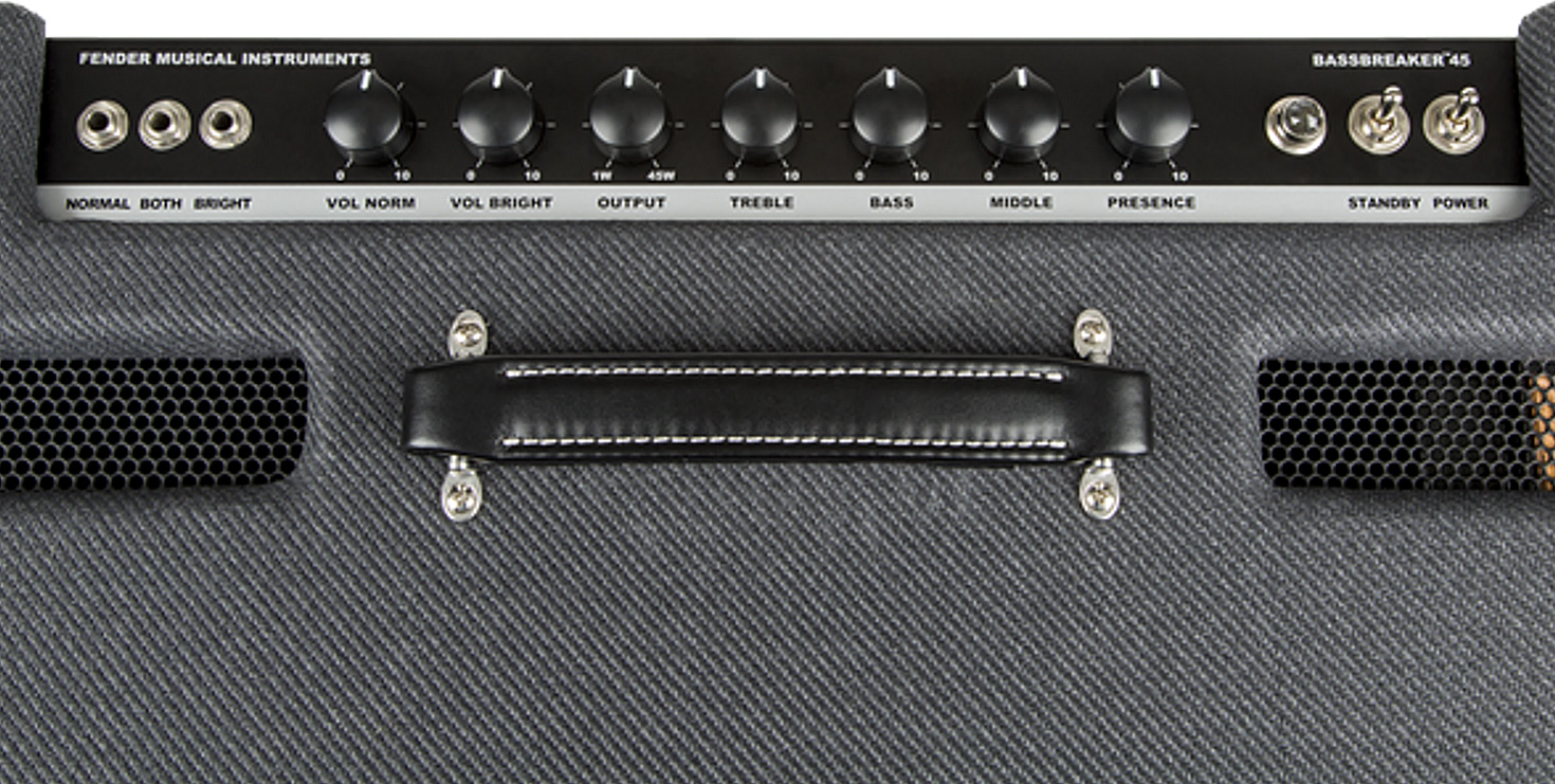 Fender Bassbreaker 45 Combo 1/45w 2x12 Gray Tweed - Combo amplificador para guitarra eléctrica - Variation 3