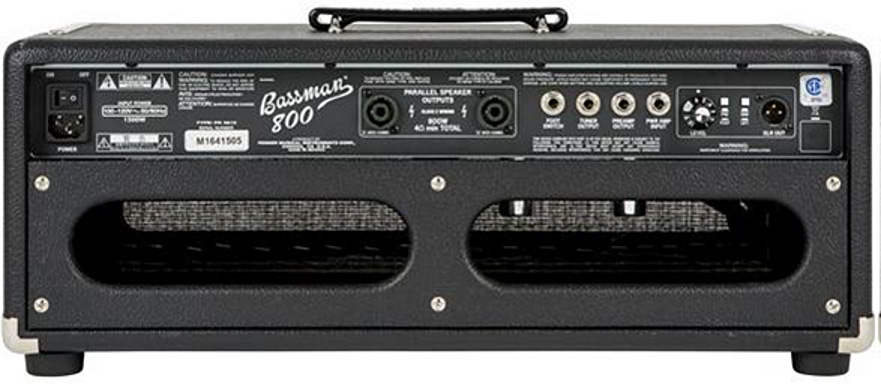 Fender Bassman 800 Head 800w 4-ohms Black/silver - Cabezal para bajo - Variation 1