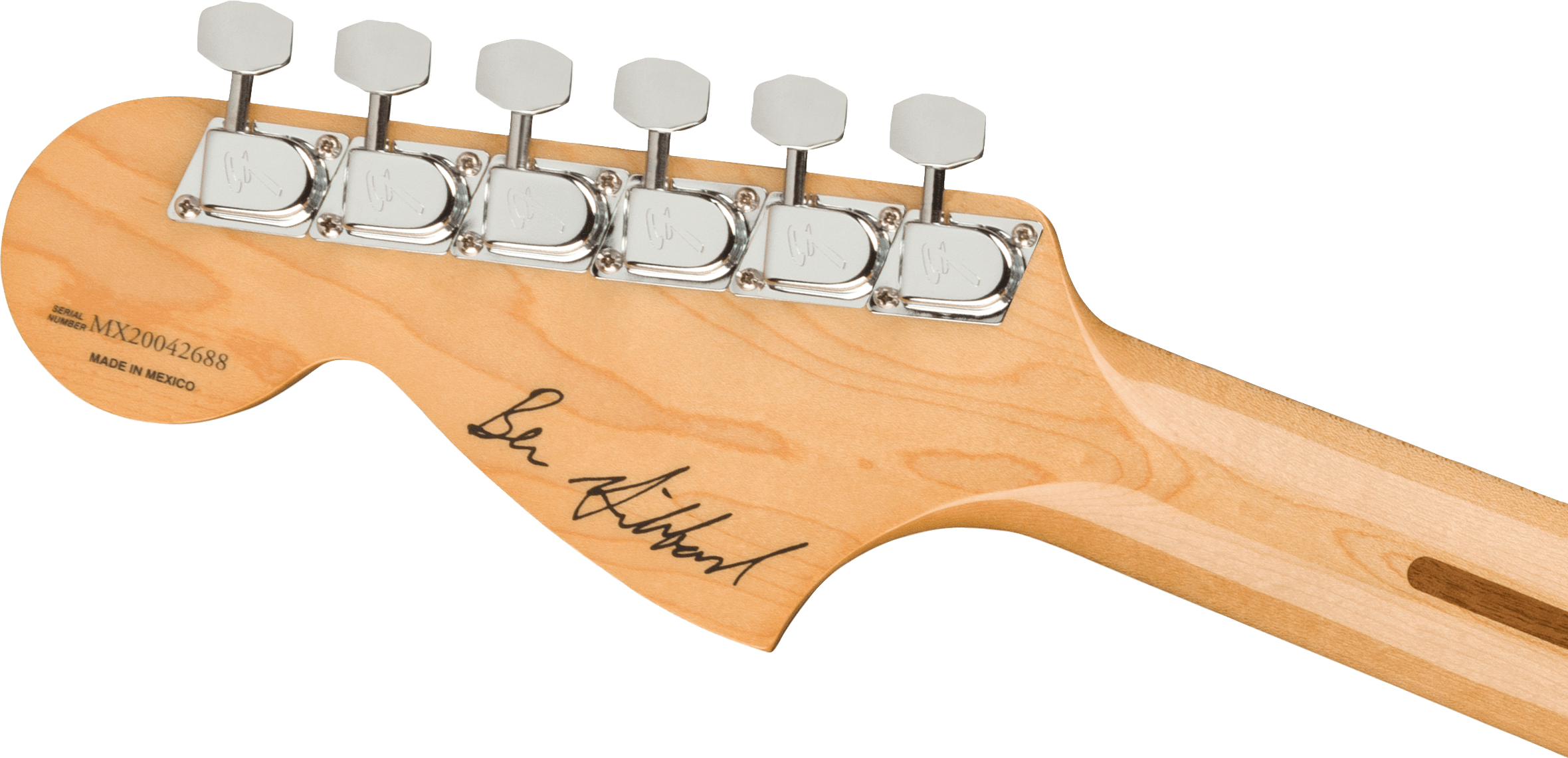Fender Ben Gibbard Mustang Signature Mex Mn - Natural - Guitarra electrica retro rock - Variation 5