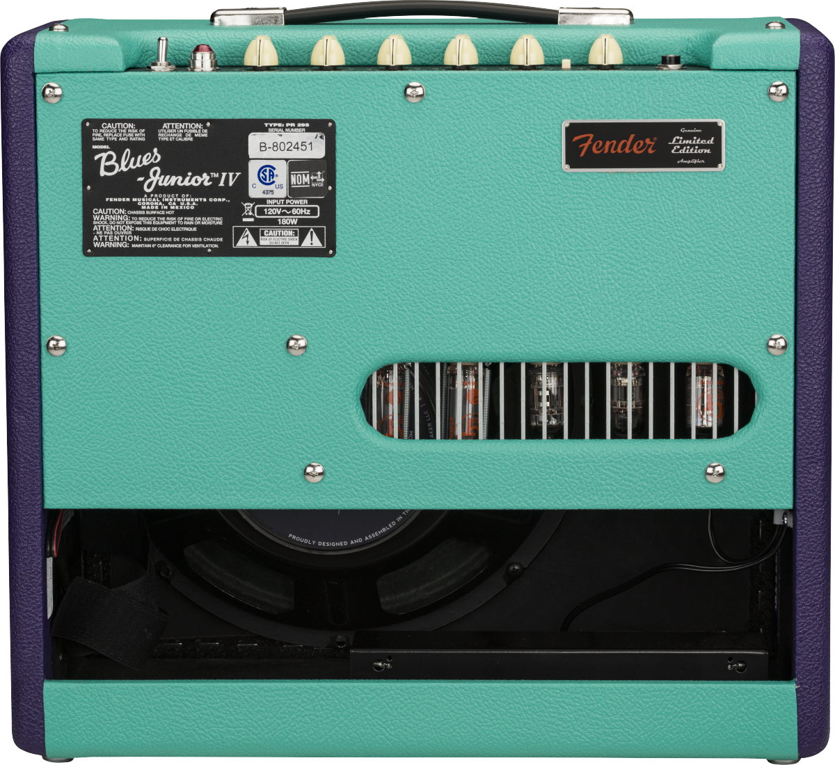 Fender Blues Junior Iv Fsr Ltd 15w 1x12 Jensen Cannabis Rex Purple Seafoam - Combo amplificador para guitarra eléctrica - Variation 1