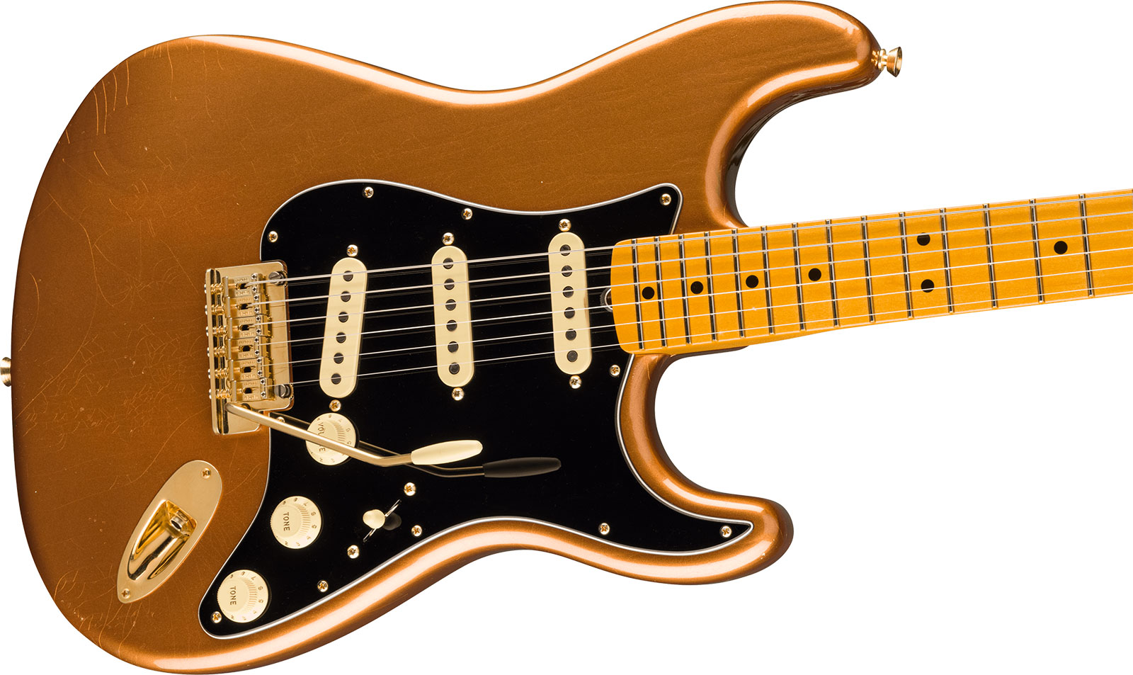 Fender Bruno Mars Strat Usa Signature 3s Trem Mn - Mars Mocha - Guitarra eléctrica de autor - Variation 2