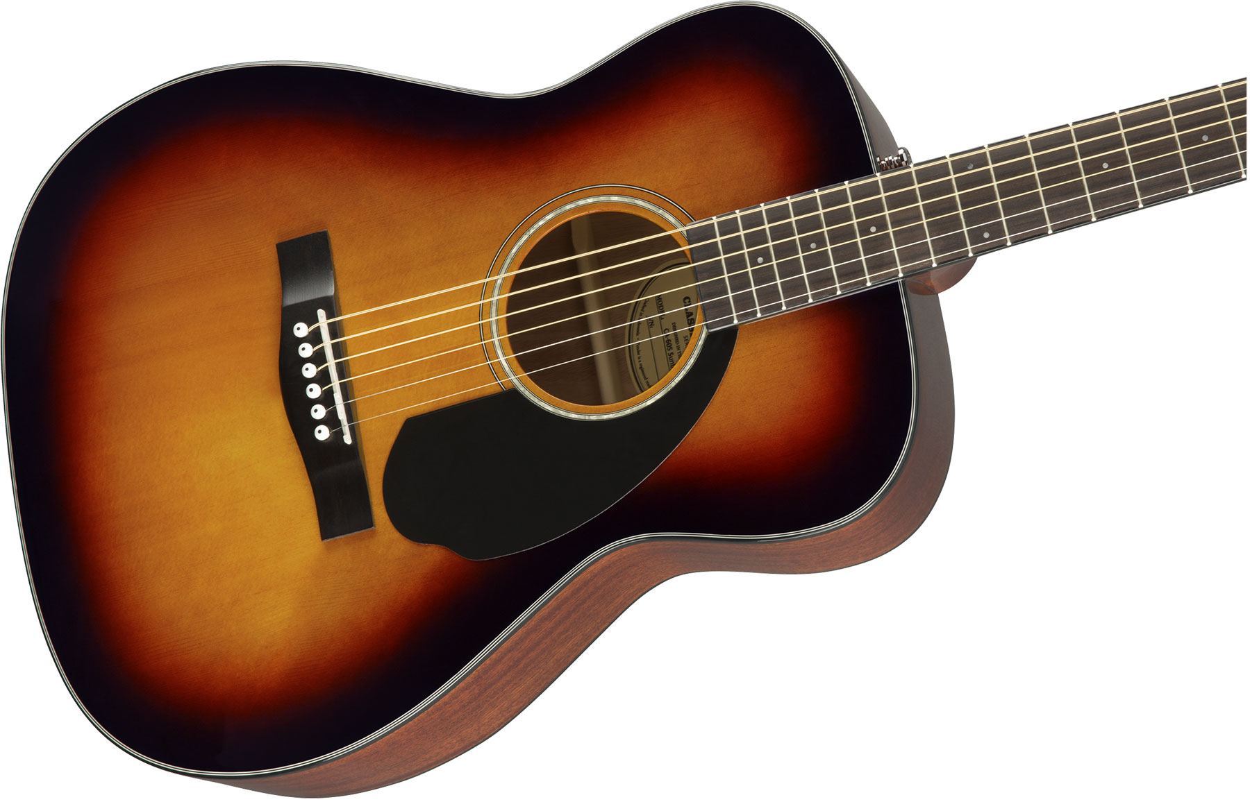 Fender Cc-60s Concert Epicea Acajou Wal - Sunburst - Guitarra acústica & electro - Variation 2