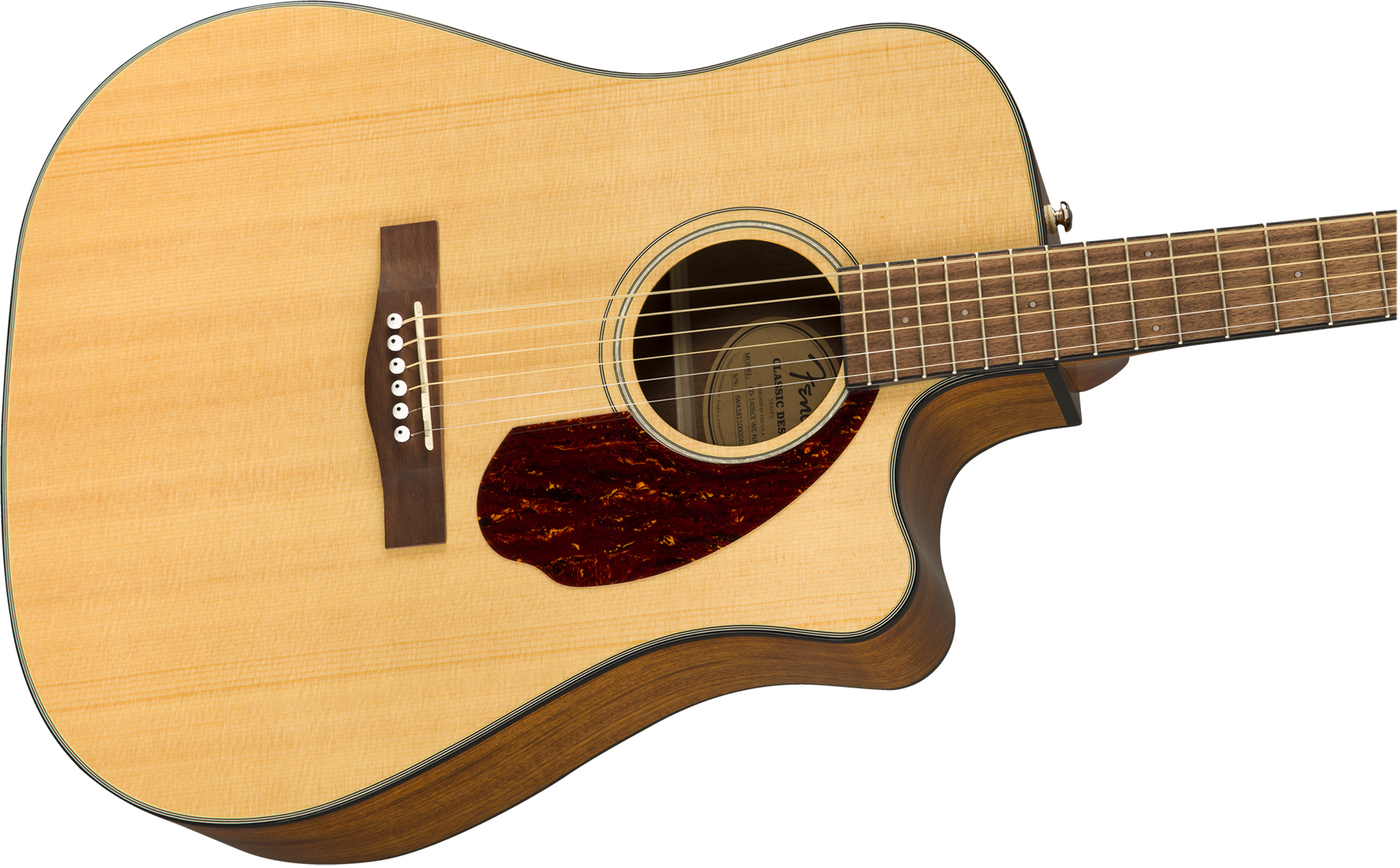 Fender Cd-140sce Classic Design Dreadnought Cw Epicea Ovangkol Wal +etui - Natural - Guitarra electro acustica - Variation 2