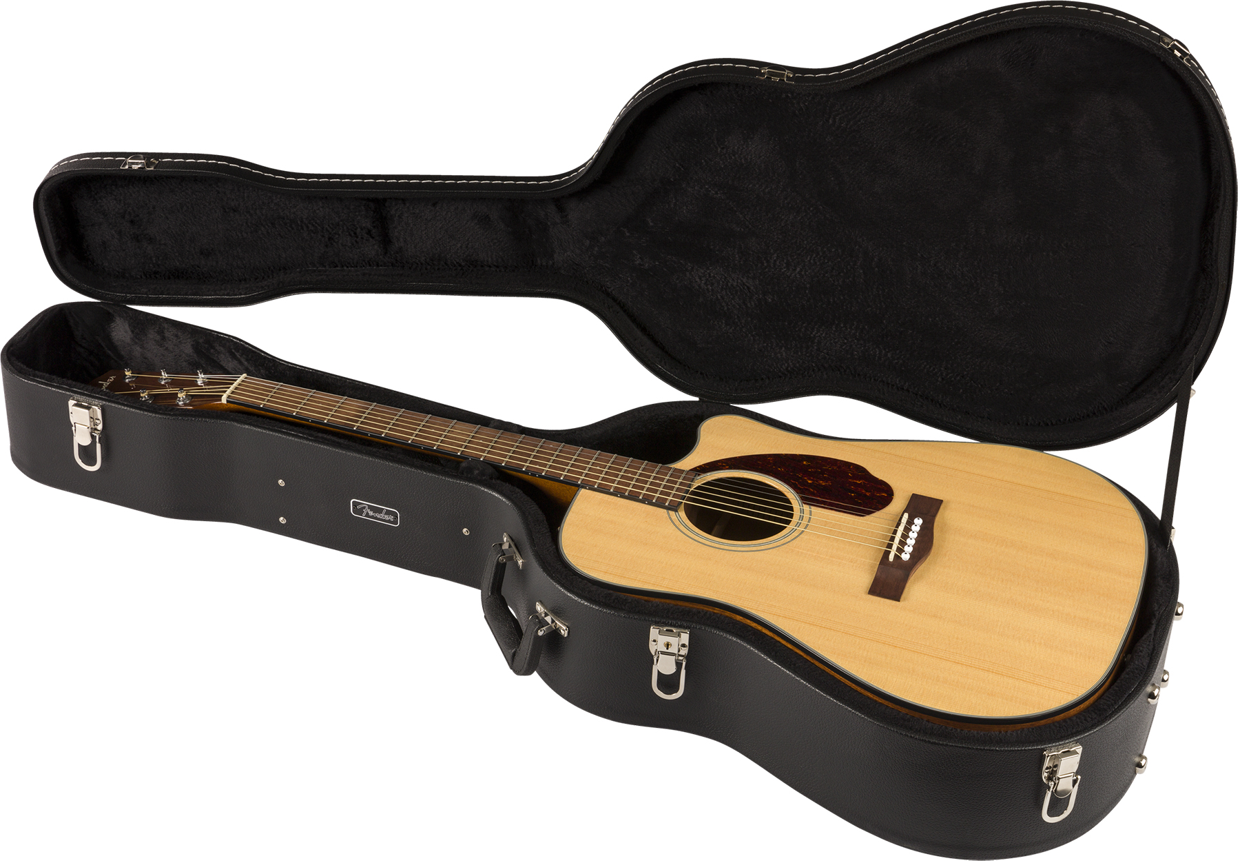 Fender Cd-140sce Classic Design Dreadnought Cw Epicea Ovangkol Wal +etui - Natural - Guitarra electro acustica - Variation 5