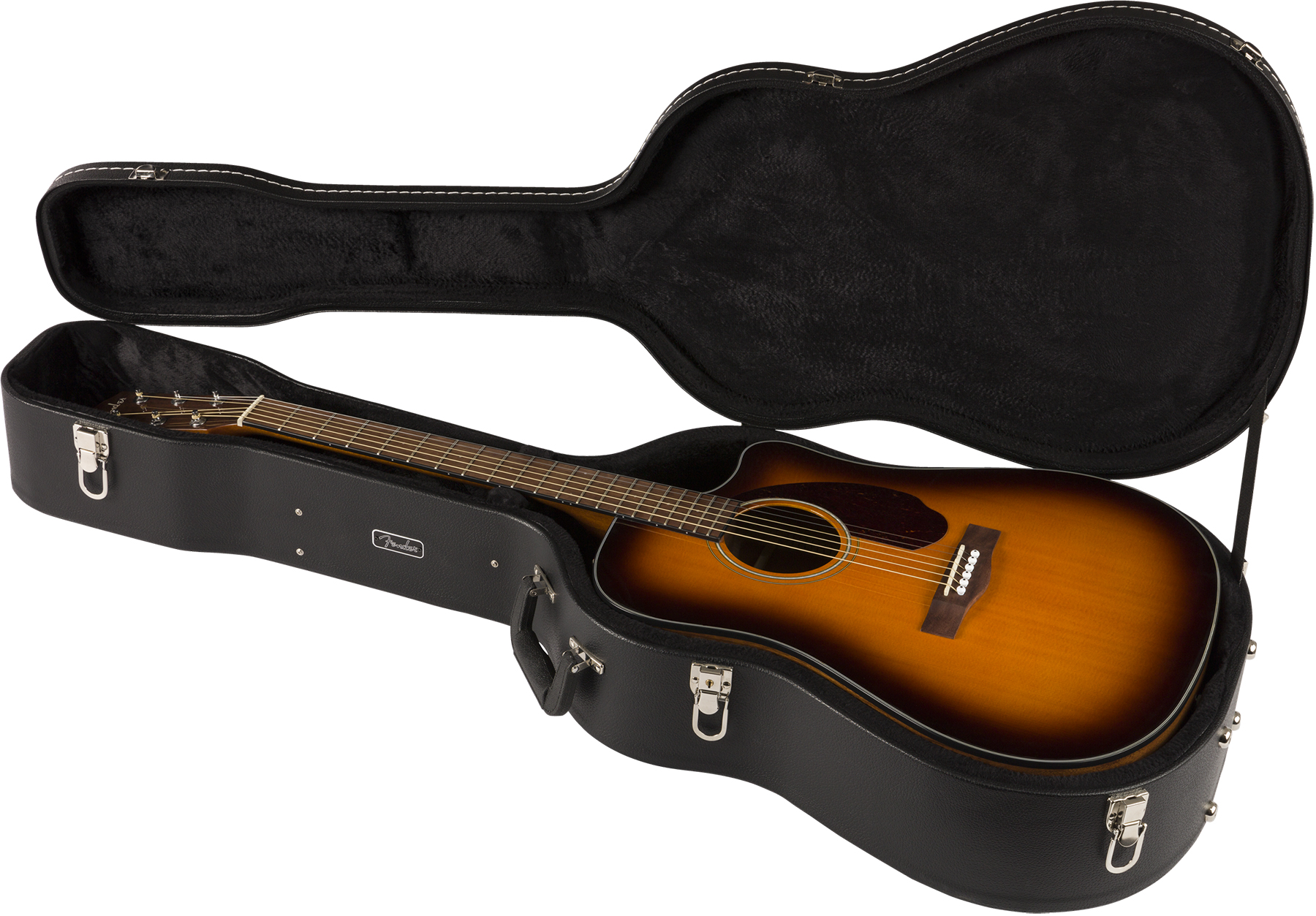 Fender Cd-140sce Classic Design Dreadnought Cw Epicea Ovangkol Wal +etui - Sunburst - Guitarra electro acustica - Variation 5