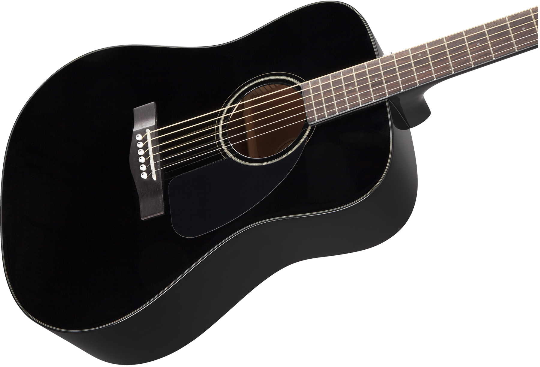 Fender Cd-60 Dreadnought V3 2020 Epicea Acajou Wal - Black - Guitarra acústica & electro - Variation 1