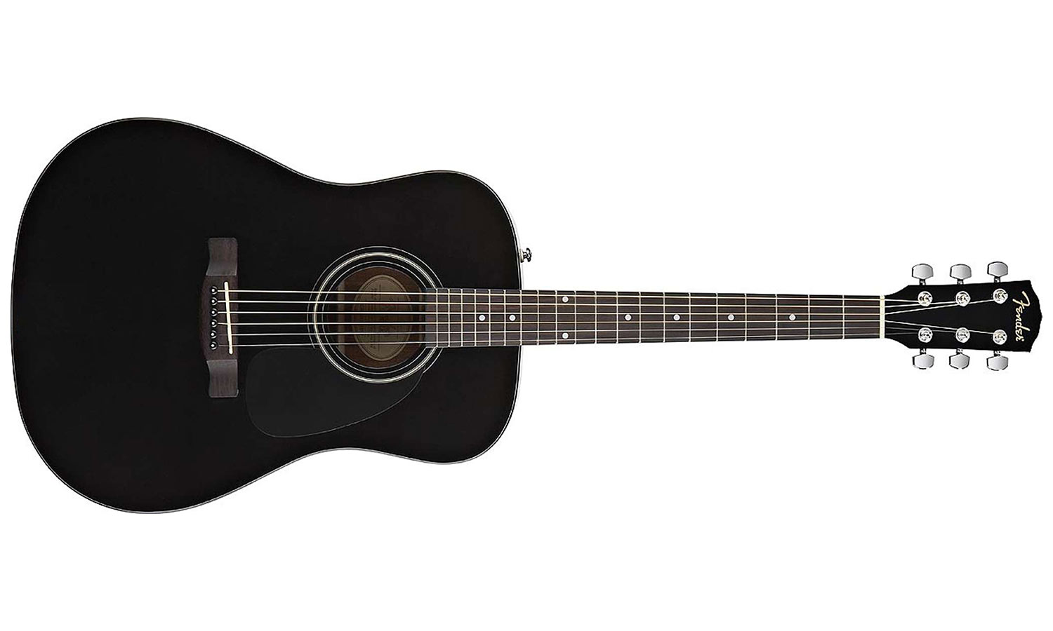 Fender Cd60 V2 Black - Guitarra acústica & electro - Variation 1