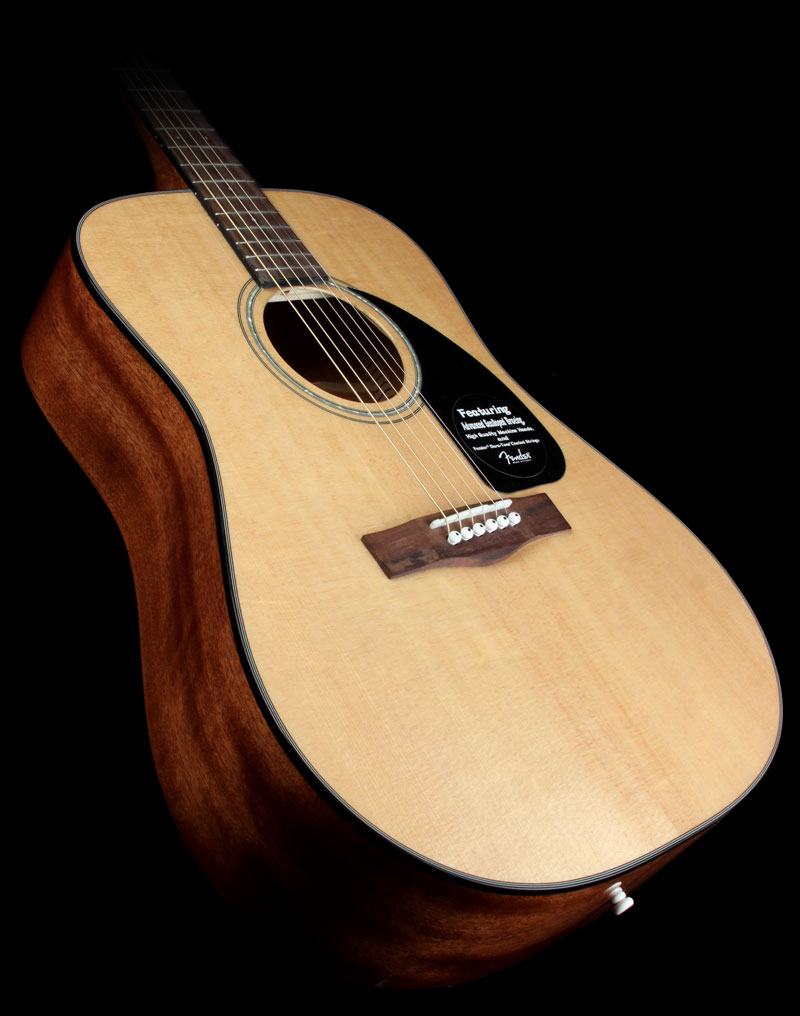 Fender Cd60 V2 Dreadnought Natural Gloss - Guitarra acústica & electro - Variation 3