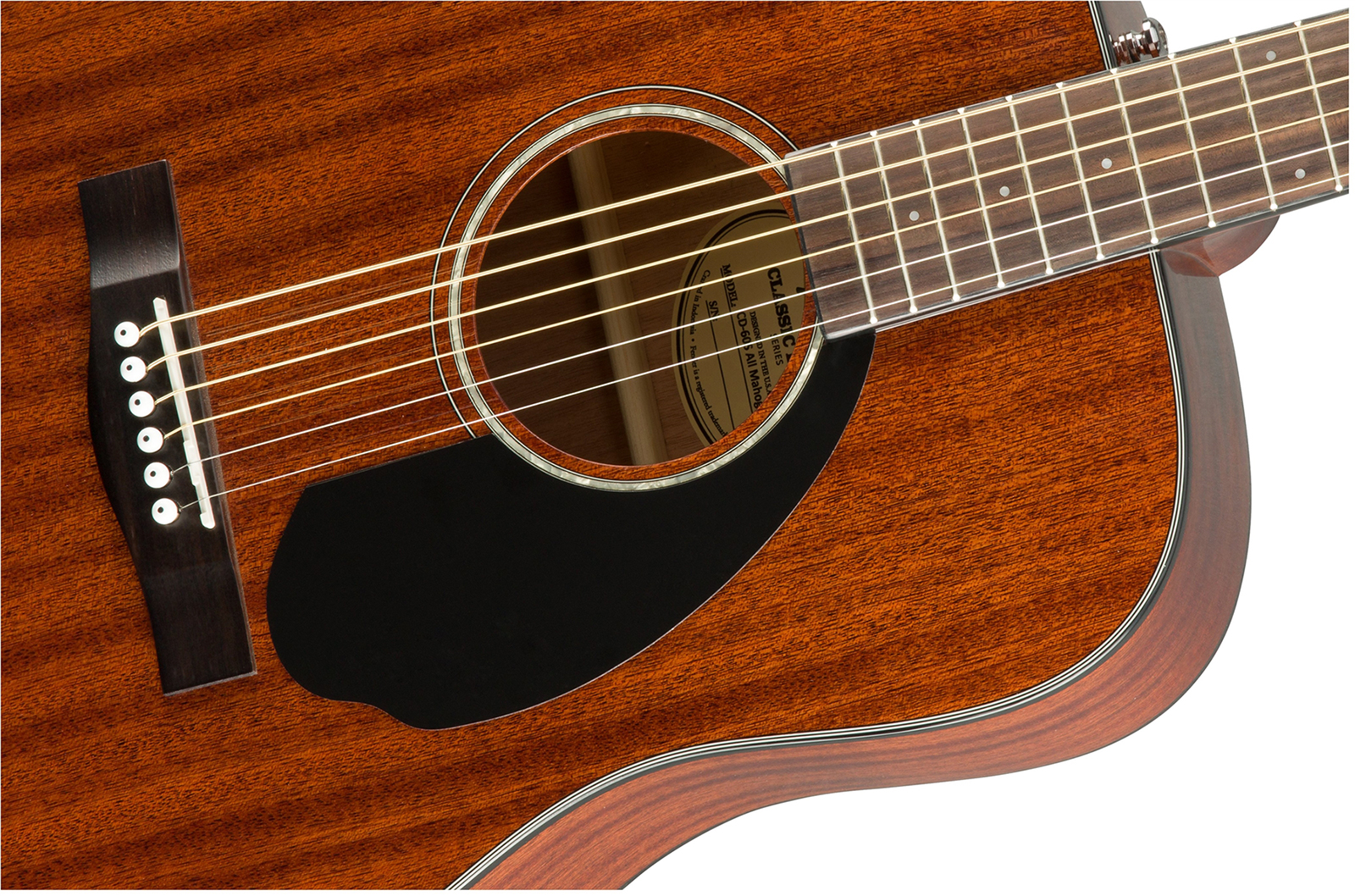 Fender Cd60s Dreadnought Tout Acajou Wal - Natural - Guitarra folk - Variation 2