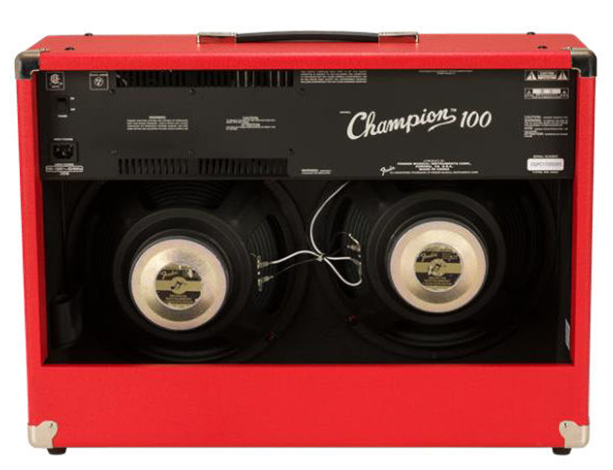 Fender Champion 100 Fsr 100w 2x12 Red - Combo amplificador para guitarra eléctrica - Variation 1