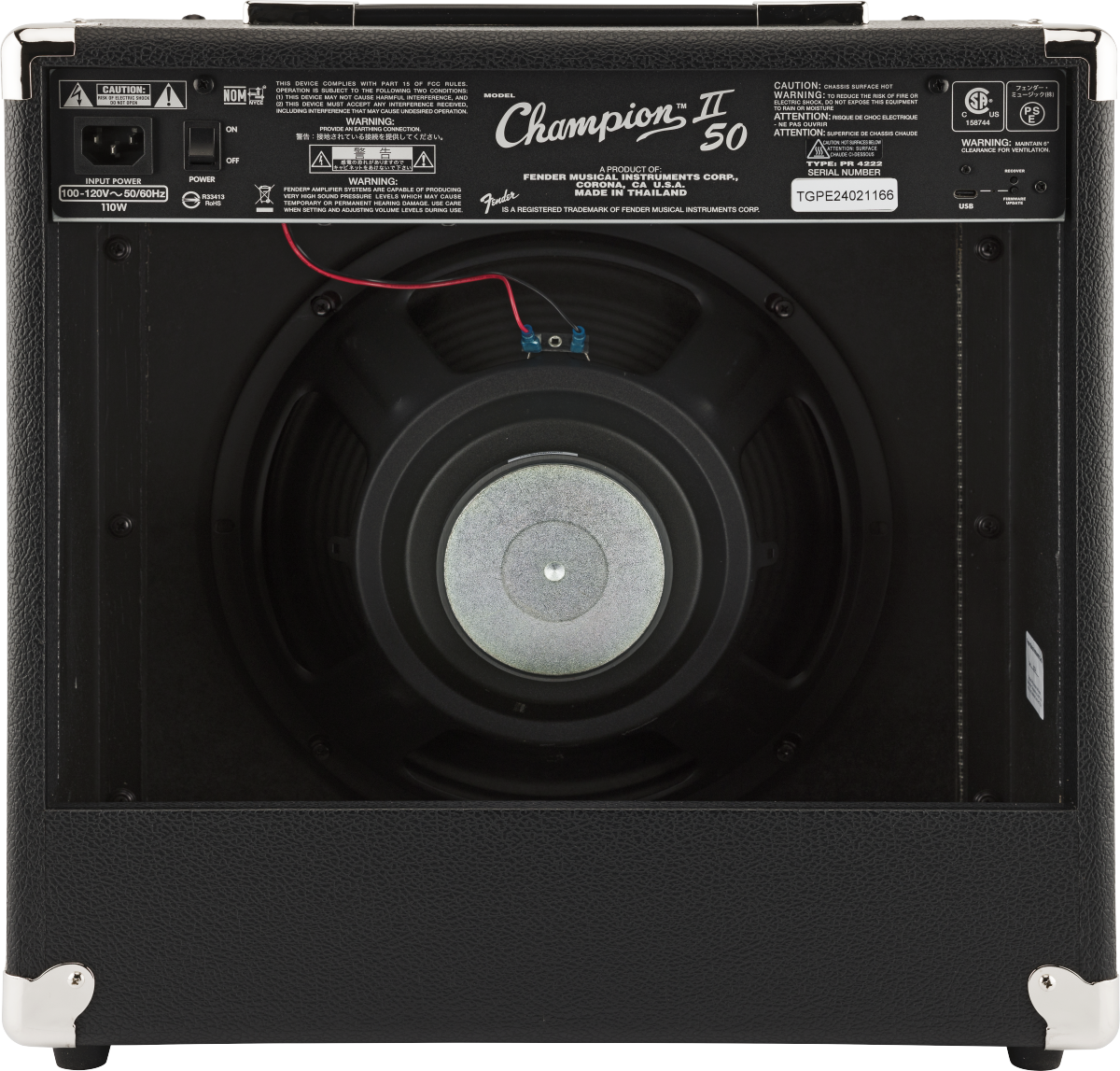 Fender Champion Ii 50w - Combo amplificador para guitarra eléctrica - Variation 1
