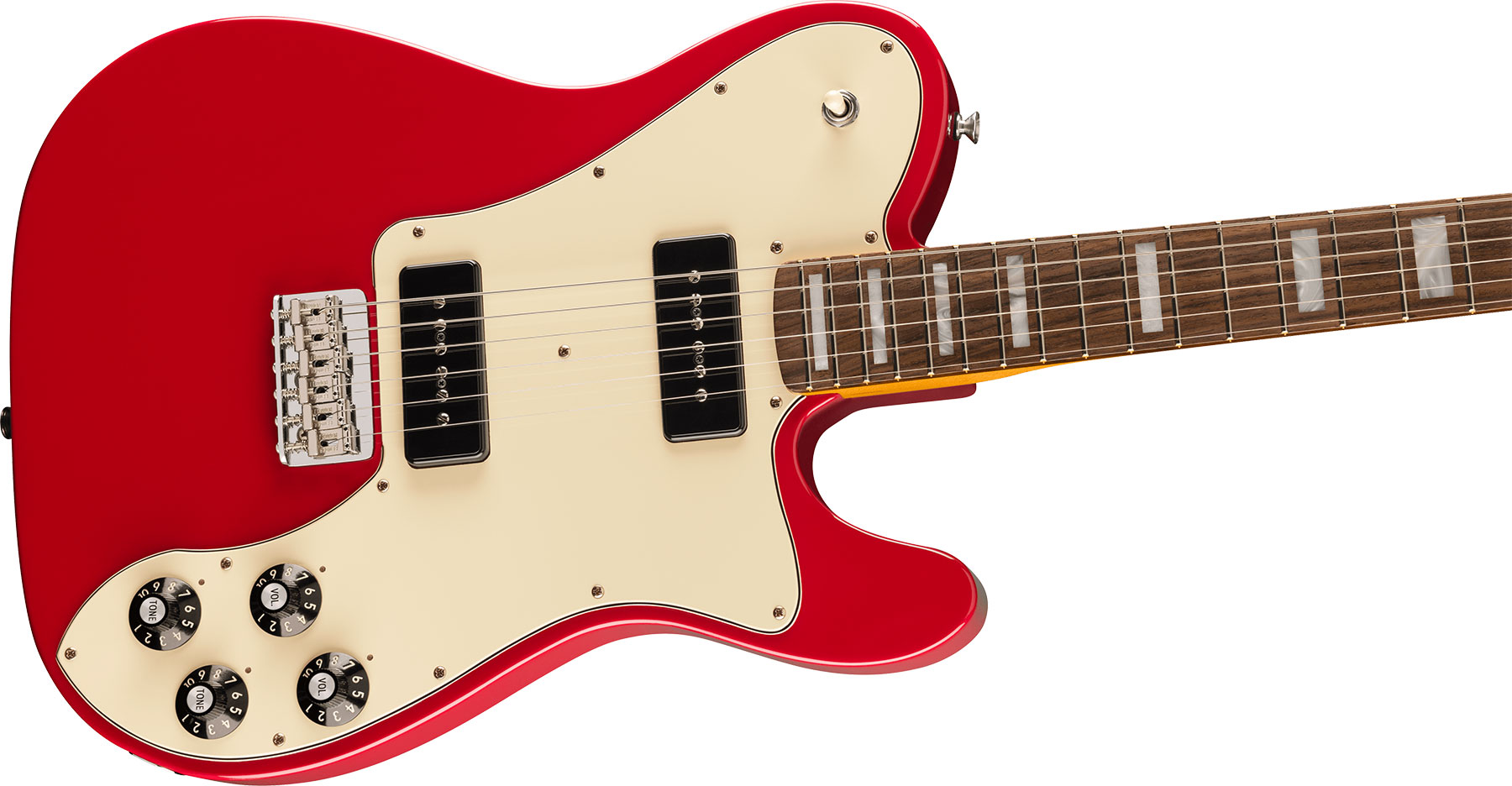 Fender Chris Shiflett Tele Cleaver Usa Signature 2s Ht Rw - Dakota Red - Guitarra eléctrica de autor - Variation 2