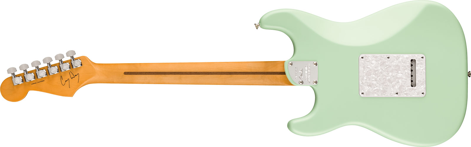 Fender Cory Wong Strat Ltd Signature Usa Stss Trem Rw - Surf Green - Guitarra eléctrica con forma de str. - Variation 1