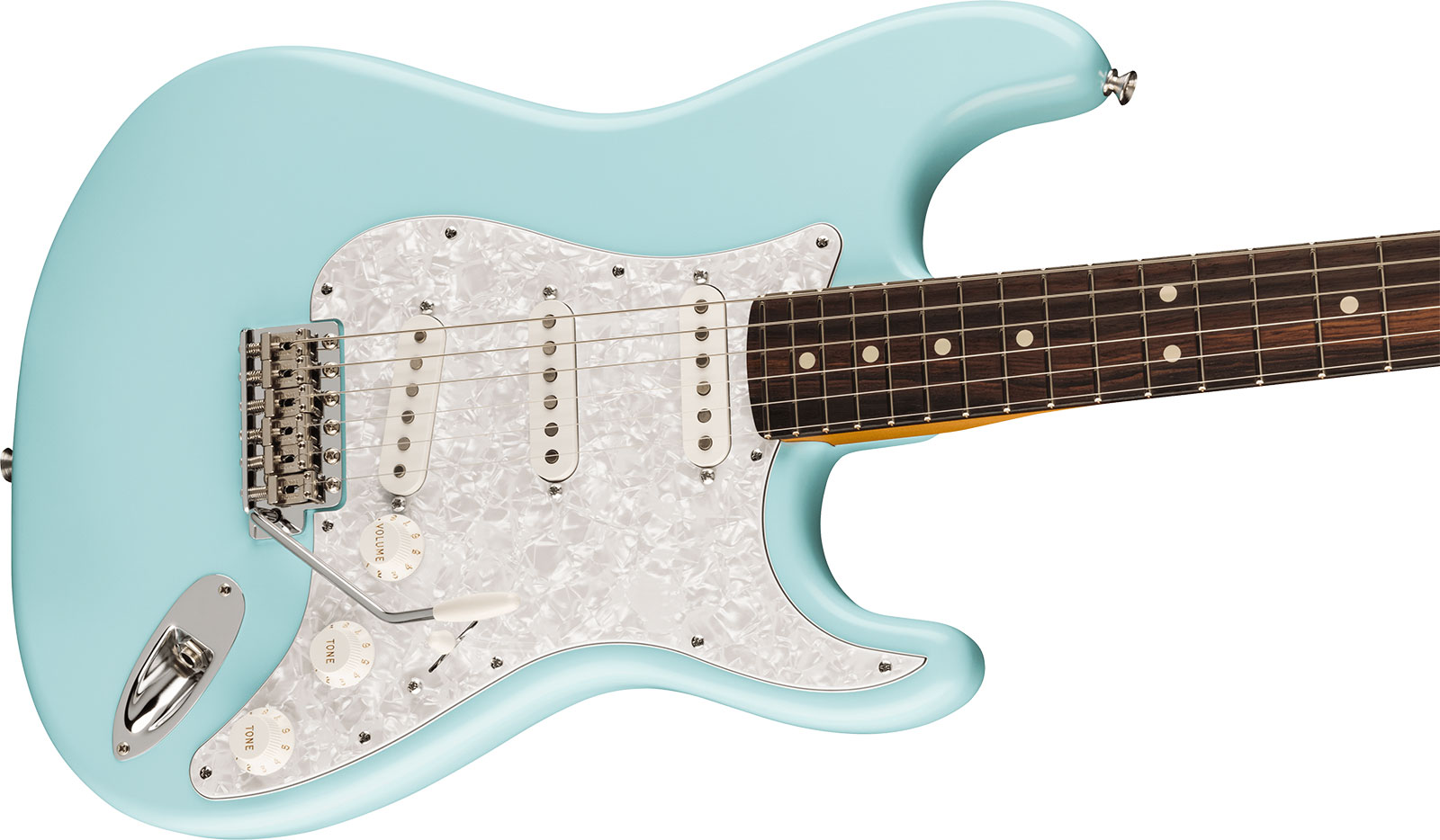 Fender Cory Wong Strat Ltd Signature Usa Stss Trem Rw - Daphne Blue - Guitarra eléctrica con forma de str. - Variation 2