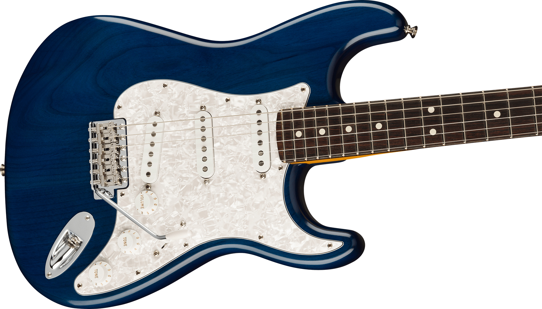 Fender Cory Wong Strat Signature Usa 3s Trem Rw - Sapphire Blue Transparent - Guitarra eléctrica con forma de str. - Variation 2