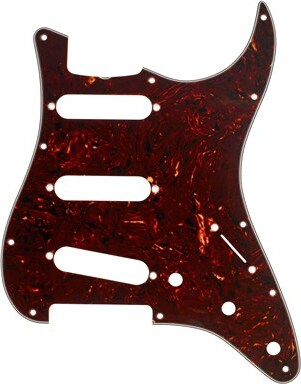 Fender 11-hole '60s Vintage-style Stratocaster Sss Pickguards - Tortoise Shell - Golpeador - Main picture